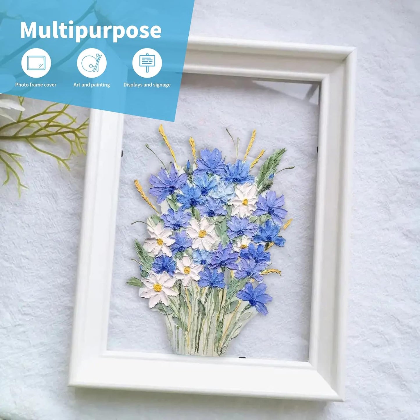 Art3d 10-Pack of 11×14" PET/Plexiglass Sheets, Transparent Clear Flexible Plastic Sheet Panels for Craft, Picture Frames, Sign Blank, DIY Display Project