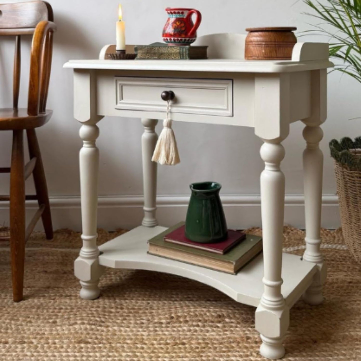 Dixie Belle Paint Company Chalk Finish Furniture Paint – Ecru (1 Gallon / 128oz) – Matte Chic Chalk Mineral DIY Furniture Paint