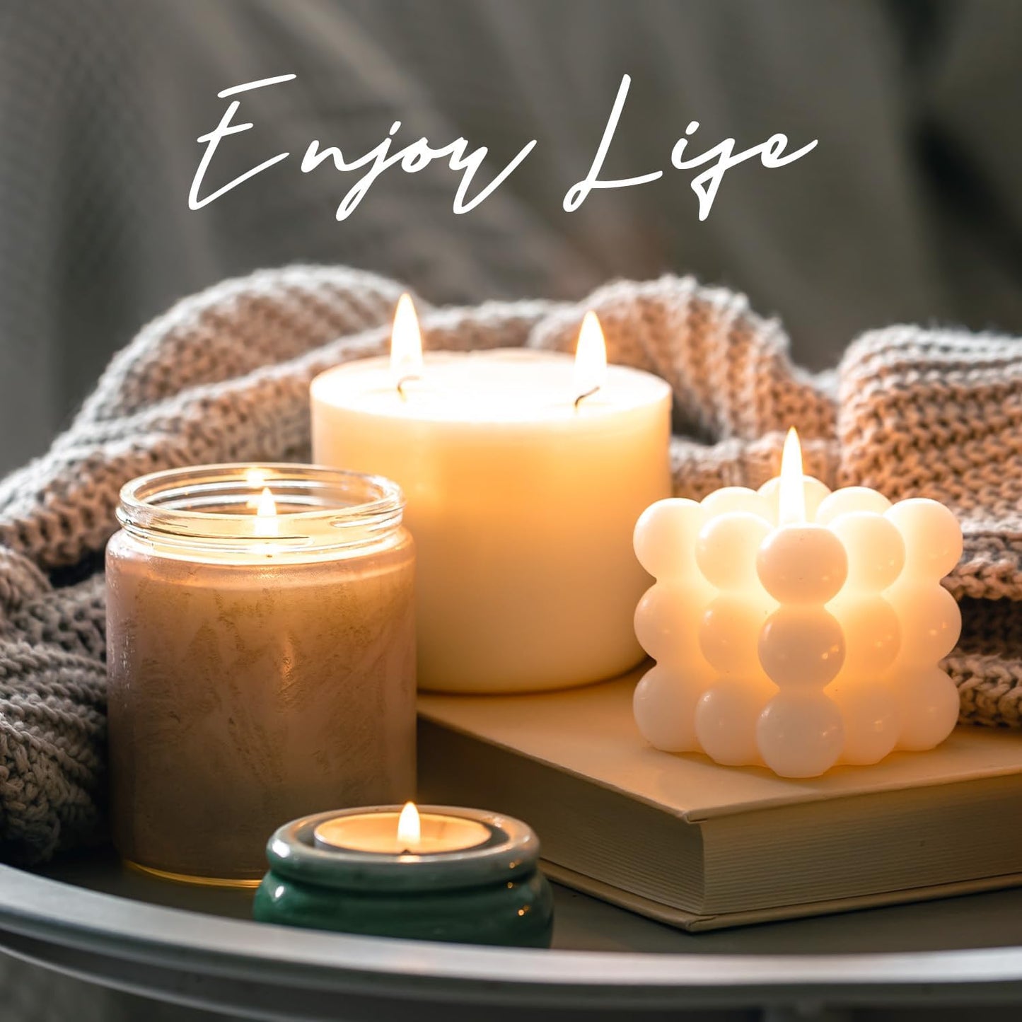 Soy Wax, Waxcanpy Natural Soy Wax for Candle Making, Organic Candle Wax from Farm, No Additives, Harmless and Pure (10lb)