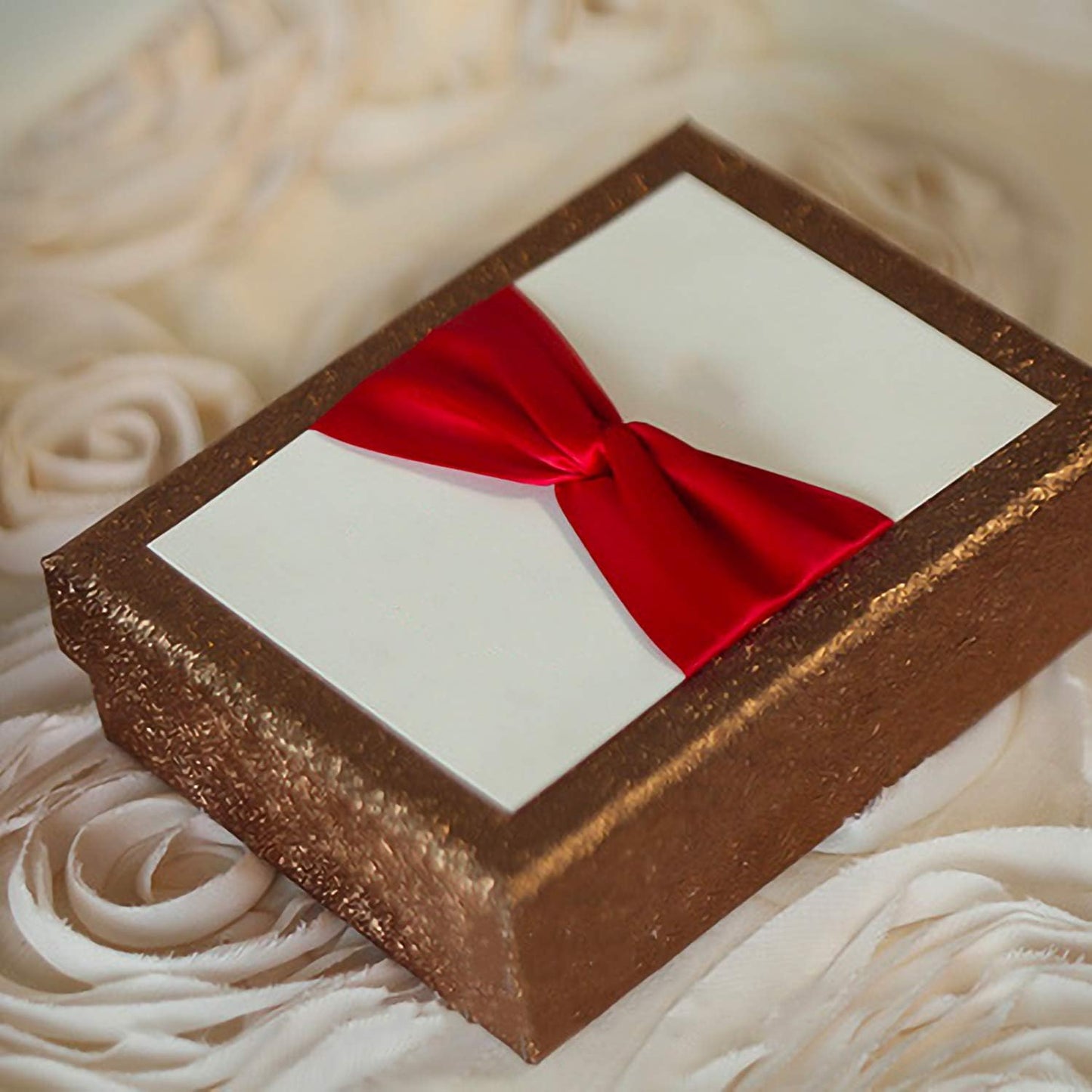 Humphrey's Craft 1-1/2 Inch Red Satin Ribbon Double Faced 25 Yards, Thick Silk Ribbon for Crafts Gift Wrapping DIY Bows Bouquet Decoration Sewing Christmas Tree Wedding and Invitation Card.