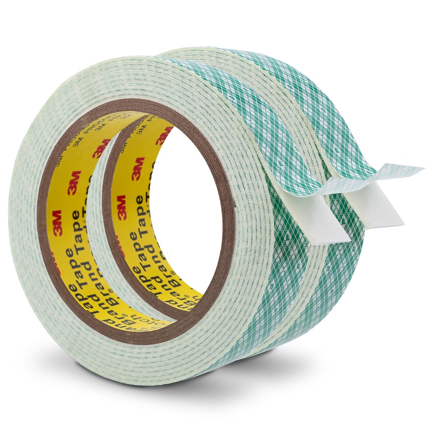 Double Sided Foam Tape 1" x 10Ft 2 Pack White Double Coated Urethane Adhesion Polyurethane Tape for Bonding Attaching Mounting Interior Signage Nameplates DIY Card