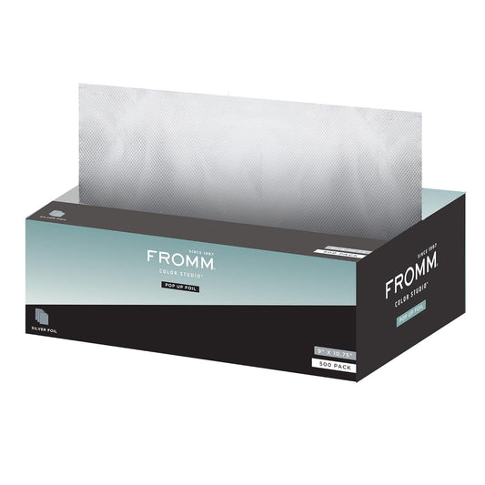 Fromm Pop Up Hair Foils, Ideal for Longer, Thicker Hair Types, Cosmetology Supplies, Hairstylist Essentials, Ideal for Highlighting and Coloring, Precut, 9" x 10.75", 900 Foil Sheets