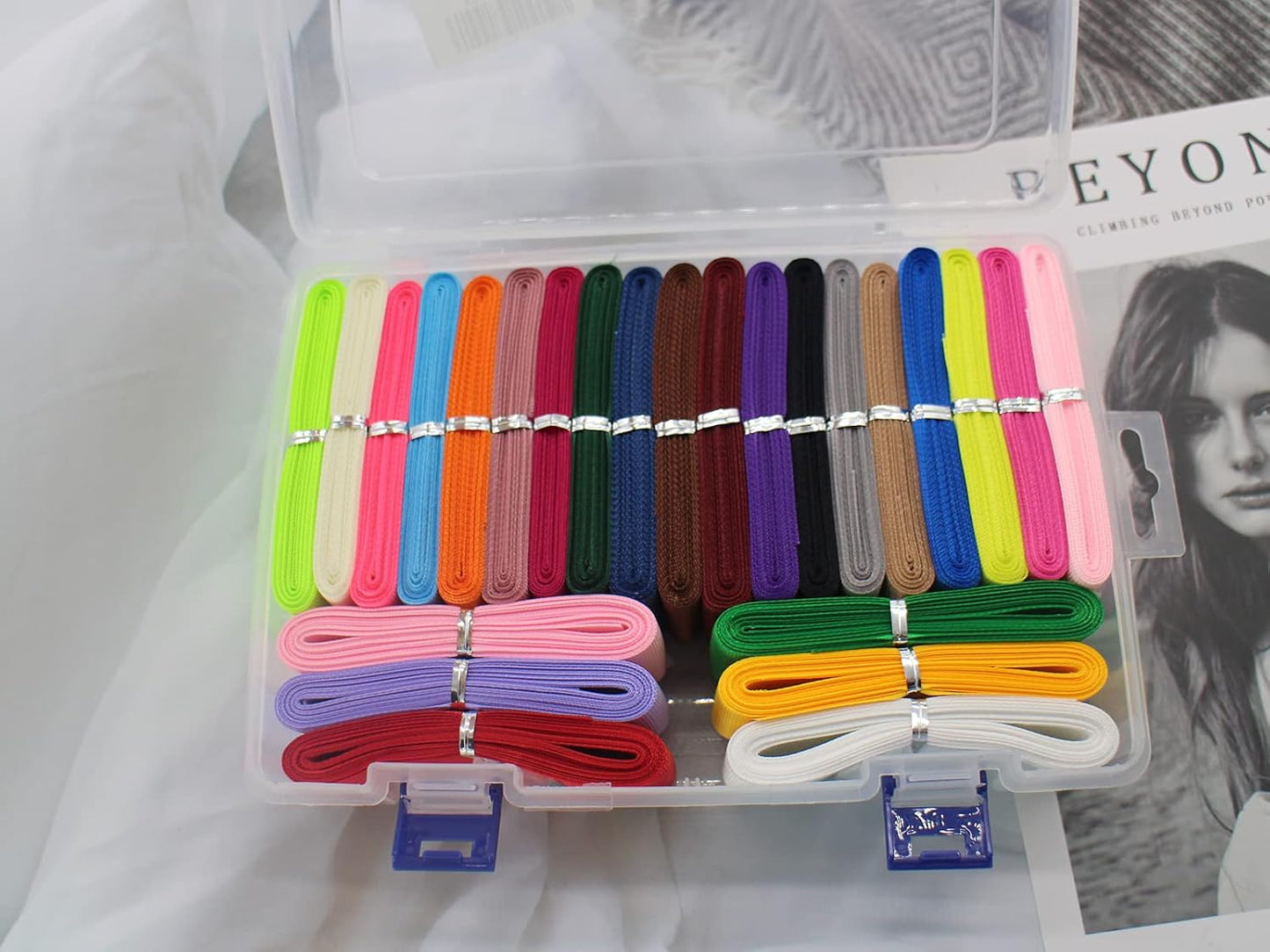 3pcs Clear Plastic Organizer Container Box, Containers Storage with Snap-tight Closure Latch For Pencils, Puzzles, Small Toys,Jewelry Making & Sewing Crafts (3pcs Large Box)