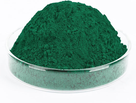 GOODTAKE Concrete Pigment, Green Iron Oxide Pigment Powder, Concrete Cement Dye Color Pigment for Pastel Tile Paint Concrete Cement Mortar Grout (Green, 20 oz)