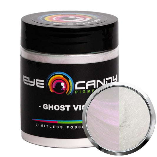 Eye Candy Premium Mica Powder Pigment “Ghost Violet” (25g) Multipurpose DIY Arts and Crafts Additive | Woodworking, Natural Bath Bombs, Resin, Paint, Epoxy, Soap, Nail Polish (Ghost Violet, 25G)