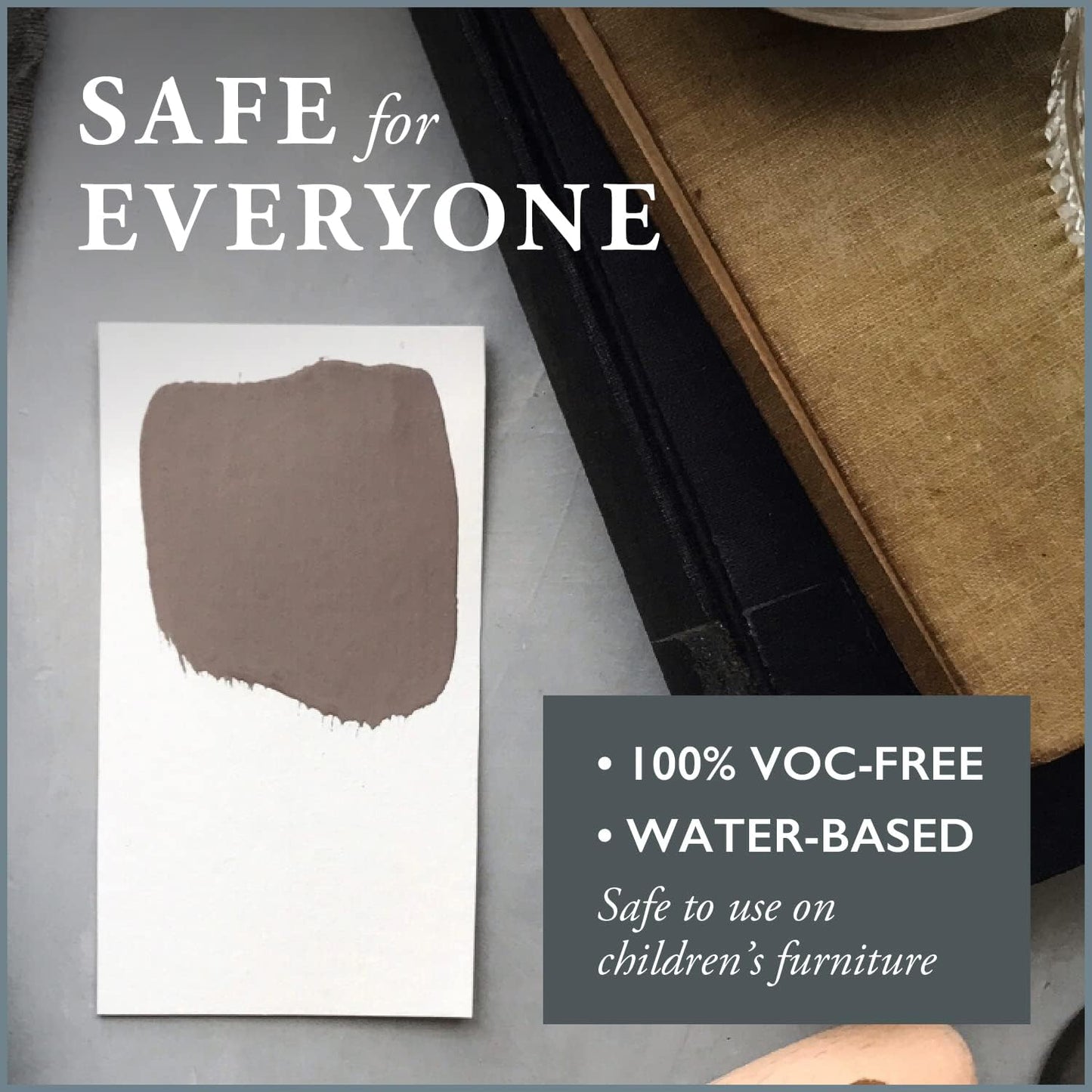 AMY HOWARD AT HOME Chalk-Based One Step Paint for Furniture, Cabinetry, Decor, Finish, and More | No Stripping, Sanding, or Priming | Medium Base | 16 Ounce | Kembel