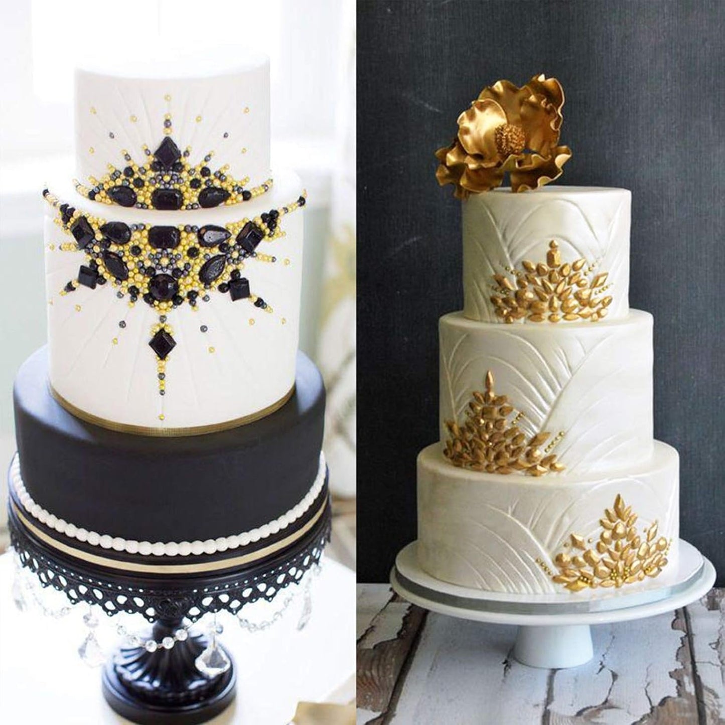 Mini Gems Silicone Mold for Cake Decorating, Crafting, Polymer Clay, Resin Epoxy 4-Cavity