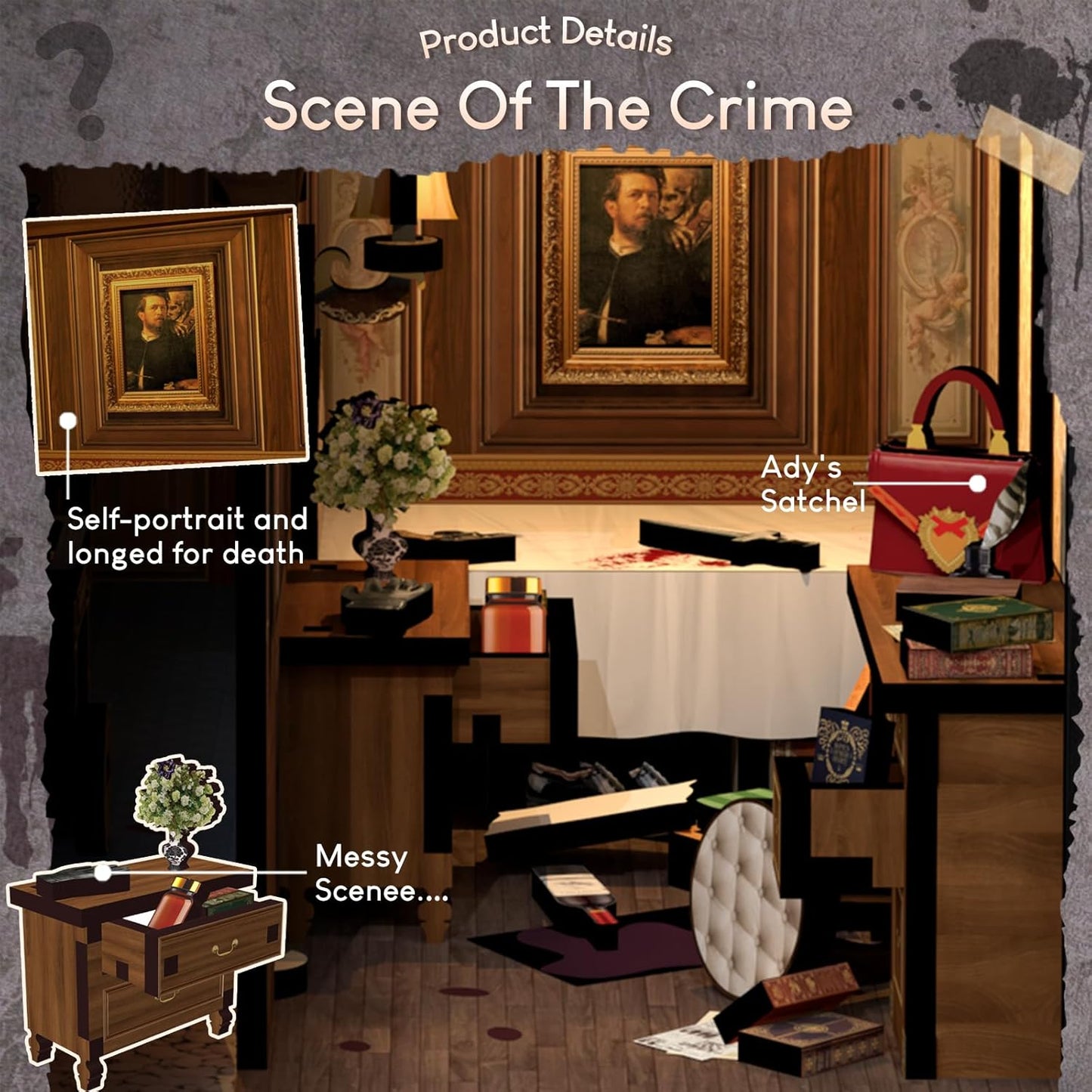 CUTEBEE Book Nook Kit, DIY Booknook Miniature House Tiny House 3D Wooden Puzzle Dollhouse Kit for Adults and Teens, Bookshelf Insert Decor, DIY Craft Gift Model Build