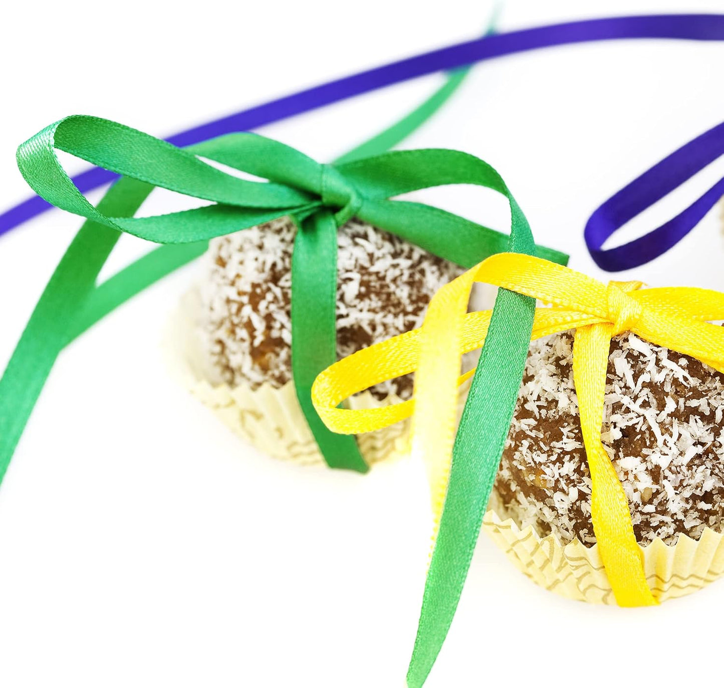 LIUYAXI Green Double Faced Satin Ribbon, 1/4" X Continuous 50 Yards, Thin Ribbons Perfect for Gift Wrapping Wedding Invitation Card Hair Bows Tag Floral Arrangement DIY Craft