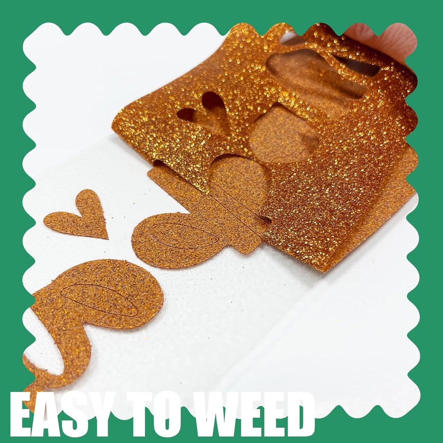 Coffee Orange Glitter HTV Heat Transfer Vinyl, 12" x 5ft lron on Vinyl, for T-Shirt Ironing, Vinyl HTV Easy to Cut and Weed, The Best Choice for DIY Creativity. (Coffee Orange, 12" x5ft)