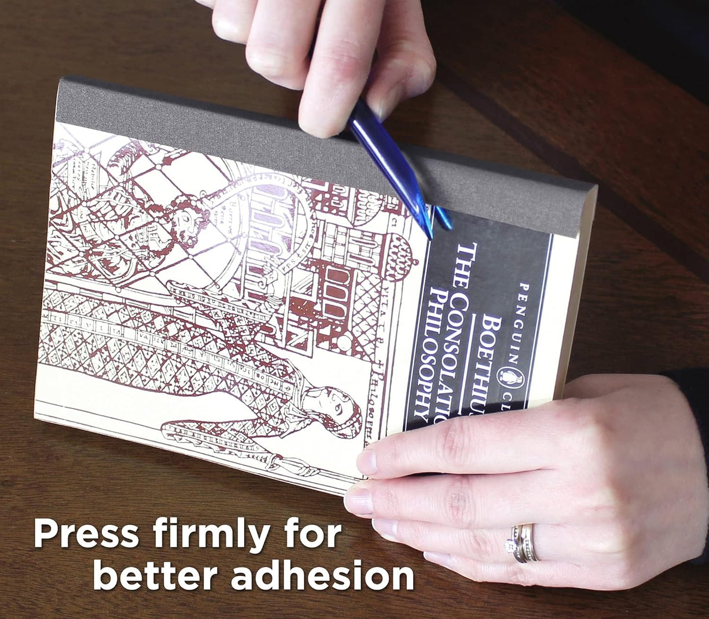 BookGuard 1-1/2 Inch Vinyl-Coated Cotton Cloth Bookbinding Repair Tape, 15 Yard Roll, Gray