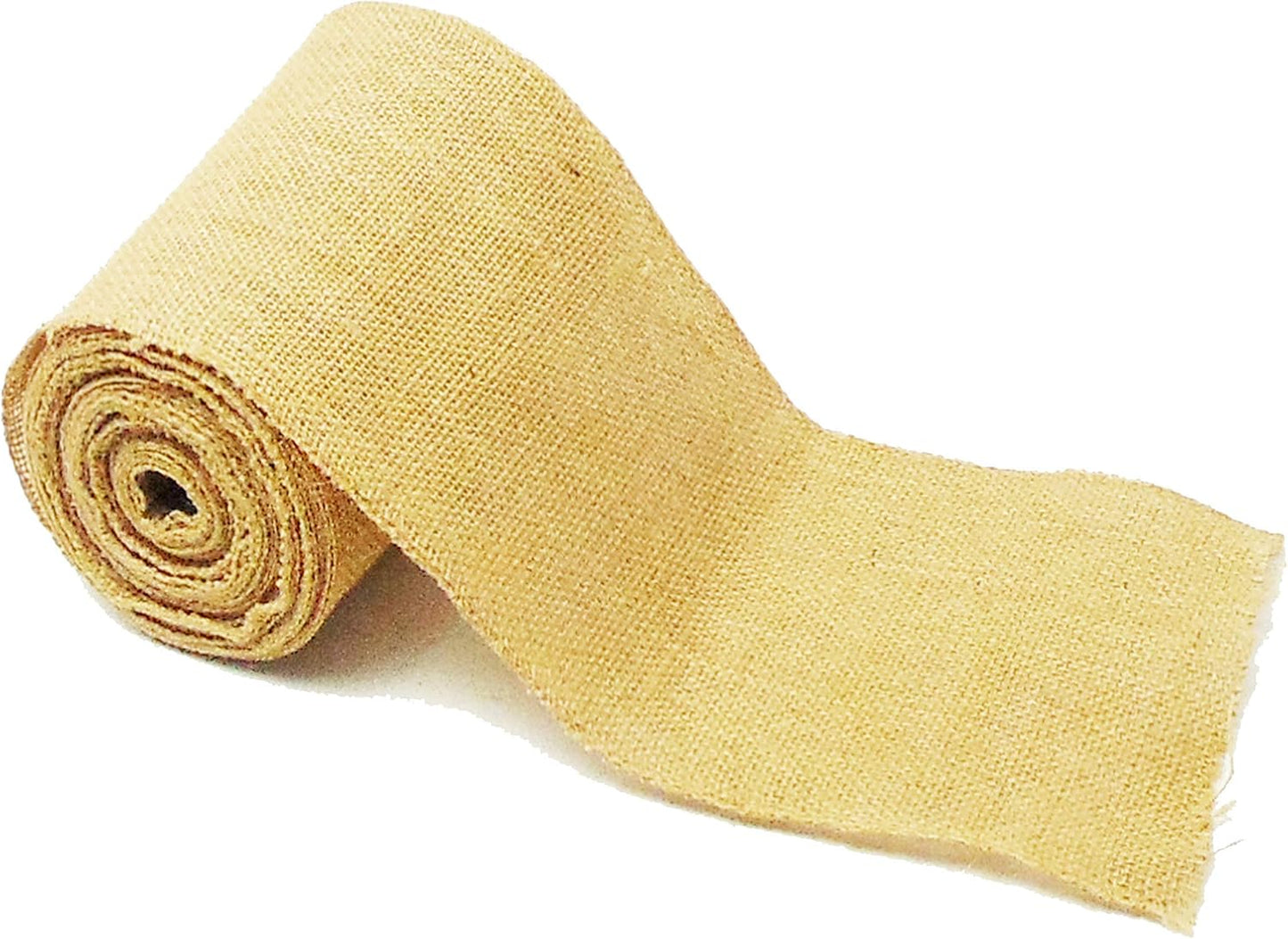 AAYU Natural Jute Burlap Ribbon Roll Brown 3 inch 90 feet 30 Yards, DIY Gift Wrapping Home Decor Crafts Christmas Decoration (3 Pack)