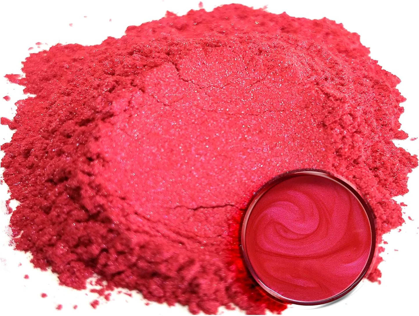 Eye Candy Pigments Premium Red Mica Powder - Cherry Blossom (50gr) - for Epoxy, Resin, Soap, Paint, Woodworking, Acrylic Pouring, Bath Bombs, Fishing Lures - DIY Arts and Crafts Additive
