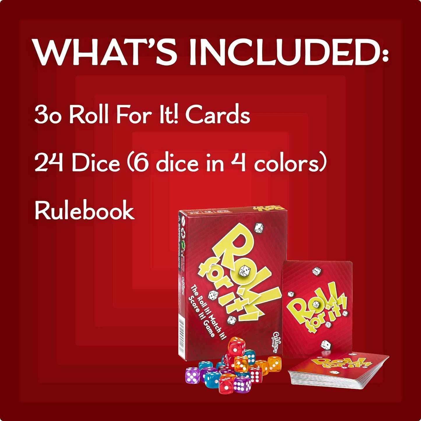 Calliope Games Roll For It! - Red Edition
