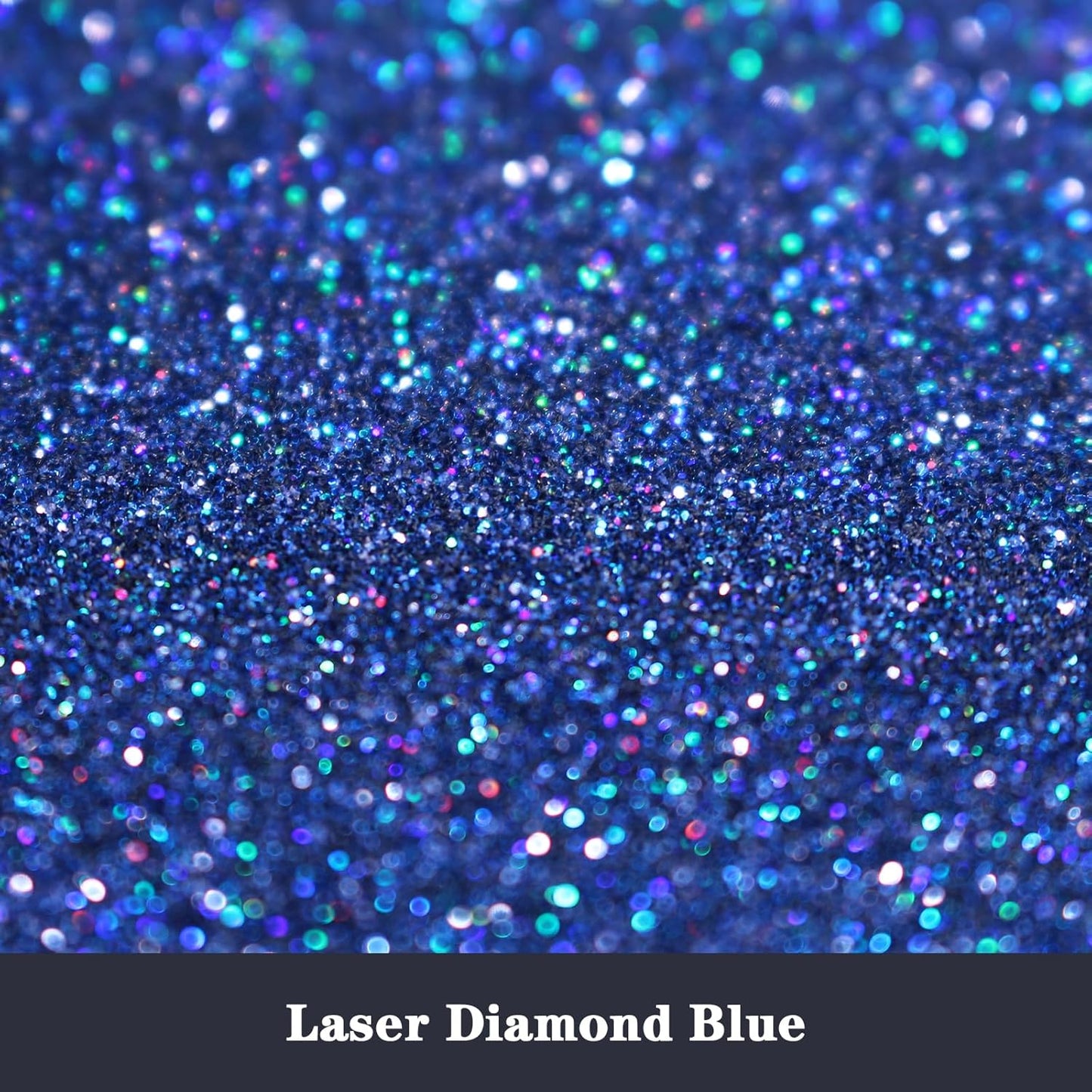 Holographic Fine Glitter for Epoxy Resin DIY Craft,ANGXILIN High Capacity 260g Shaker Bottle Fine Glitter for Nail Art Body Make Up,Tumblers Jewelry Making Laser Fine Glitter (Laser Diamond Blue)