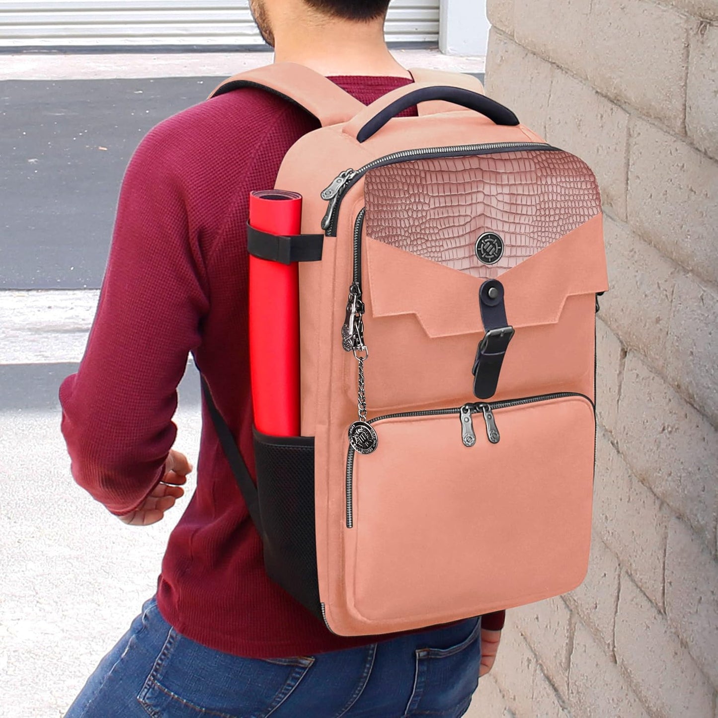 ENHANCE MTG Backpack TCG Card Storage - TCG Backpack for Deck Boxes, Sleeved Cards, Playmats, MTG Accessories