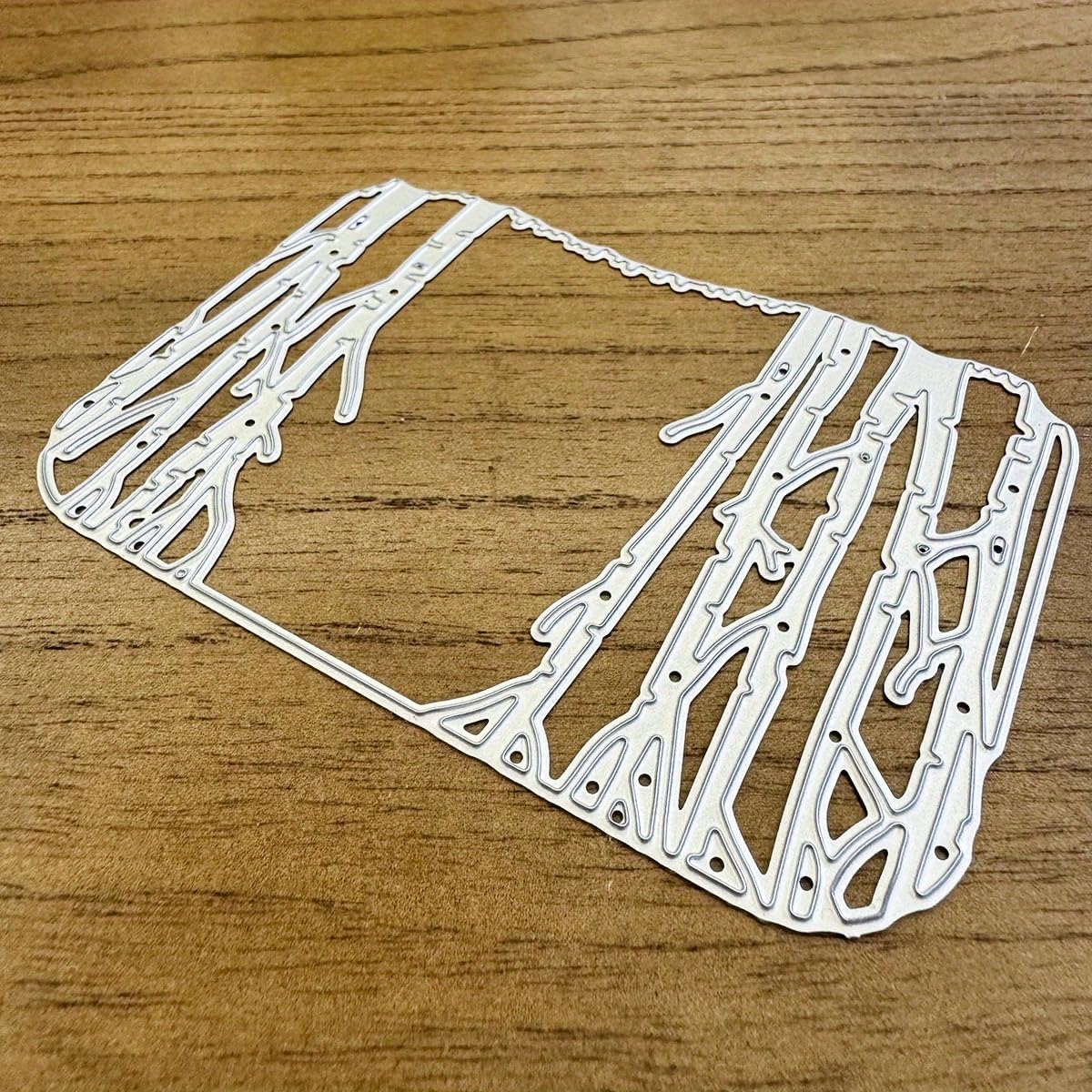 Lapoo Flowers Metal Cutting Die for Scrapbooking - Durable, Cut Stencils for DIY Scrapbook Photo Album Decorative Paper Card, Card Making Supplies, Embossing (Winter Tree Trunk 4.7 x 3.3 in)