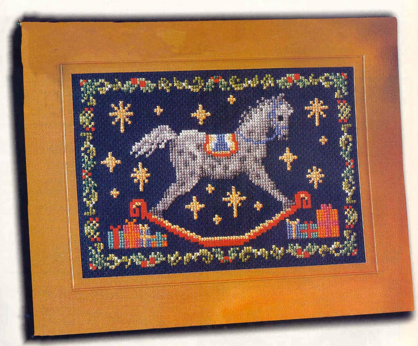 Aida Cloth 14 Count Cross Stitch Fabric,19×28inch (14CT, Navy)