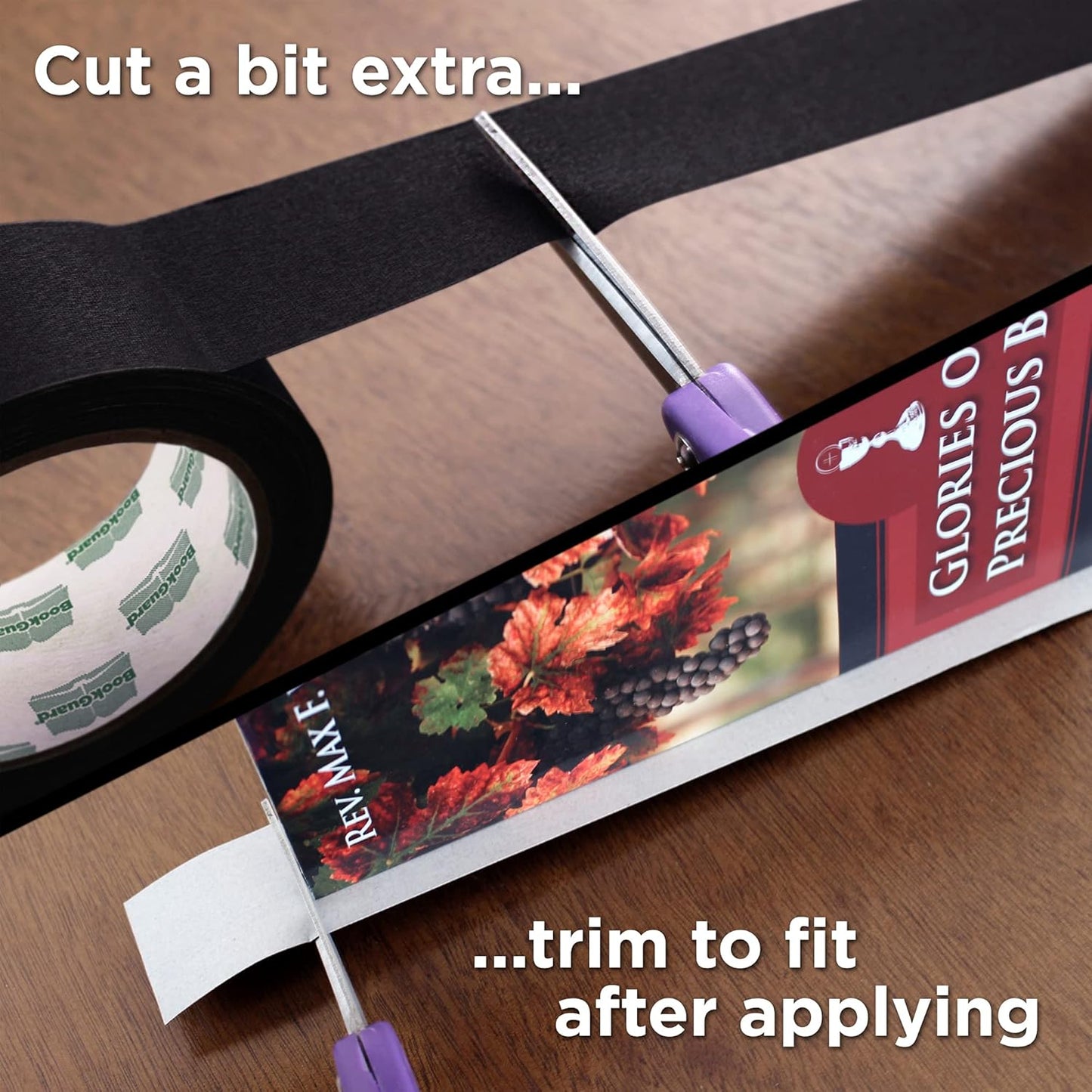 BookGuard Premium Bookbinding Repair Cloth Tape, 30 Yard Roll, 1.50 inch