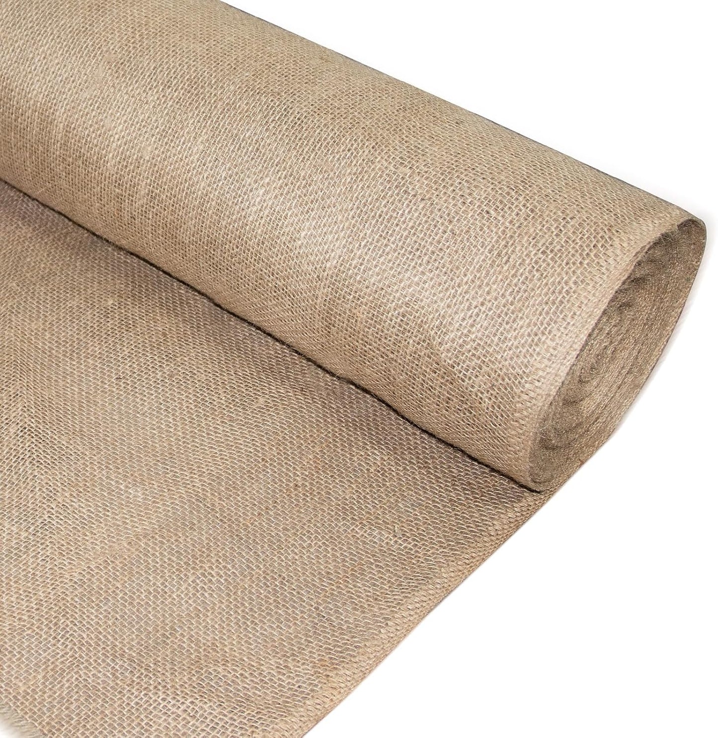 Garden Burlap Roll, 40" x 100 Feet Natural Jute Burlap Fabric Roll for Gardening Raised Bed Liners,Seed Cover,Edging,Weed Barrier,Aisle Runner Plant Cover Tree Protections (40" x 100 Feet)