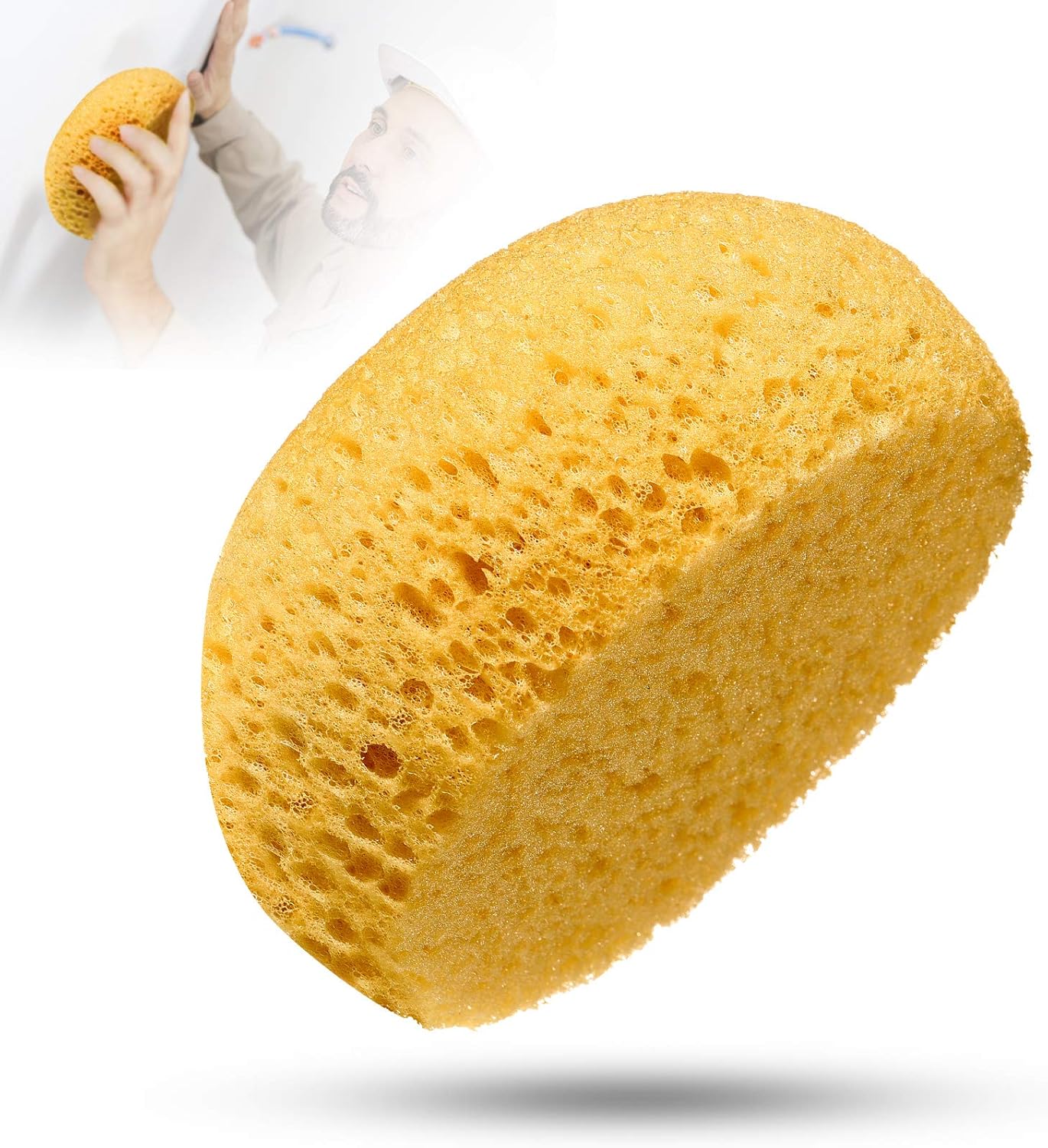 Patelai Knockdown Texture Sponge Drywall Wall Patch Ceiling Texture Sponge Home Decor for Repair DIY Painting Ceiling(1 Piece,11.5 x 9.5 x 6.5 cm)