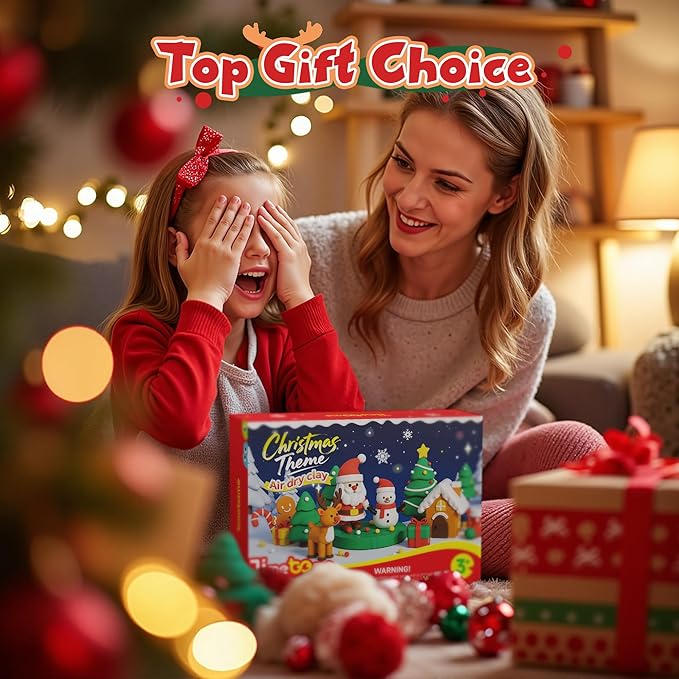 Air Dry Clay, 12 Boxs Modeling Clay for Kids, DIY Art Crafts Toy Gift Air Dry Clay Kit for Boys & Girls Ages 3 4 5 6 7 8 9 10 12