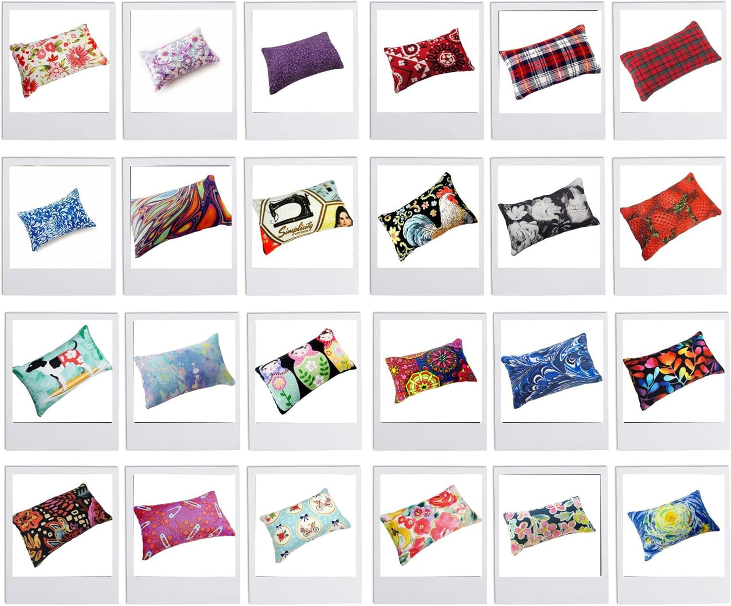 Emery Pincushion for Sewing, Quilting, Felting - Pin Cushion Filled with Abrasive Turkish Emery Sand - Handmade in USA - Pink Floral on Navy Blue Background (2"x3", Tropical Floral Burst)