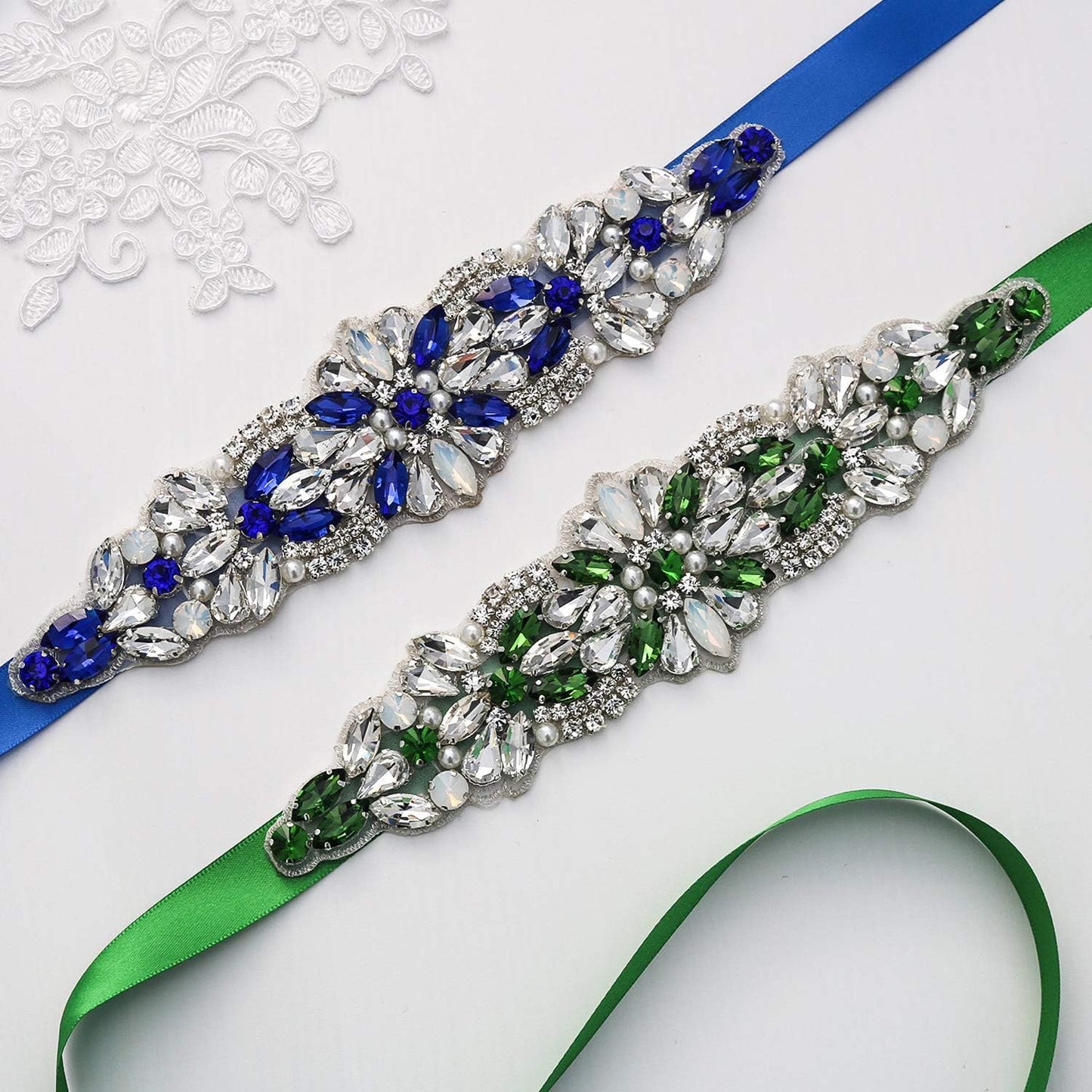 Humphrey's Craft 1/2 Inch Fern Green Double Faced Satin Ribbon - 50 Yards Variety of Color for Crafts Gift Wrapping Bows Bouquet Decoration Sewing Christmas Tree Wedding Invitation Card.