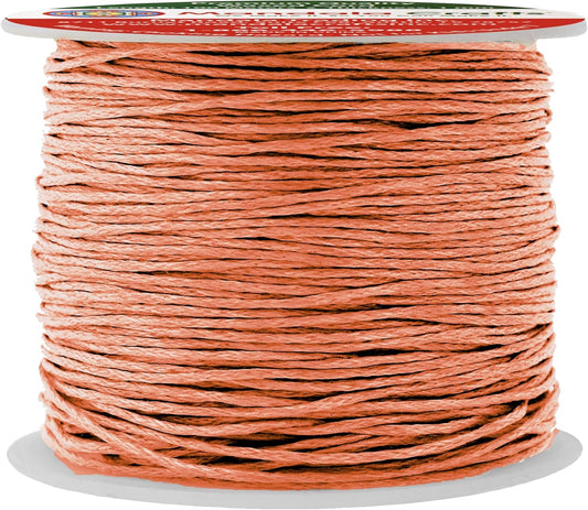 Mandala Crafts 1mm 109 Yards Salmon Cotton Waxed Cord for Jewelry Making Bracelet Cord Waxed String - Beading String Thread Jewelry Cords for Necklaces String