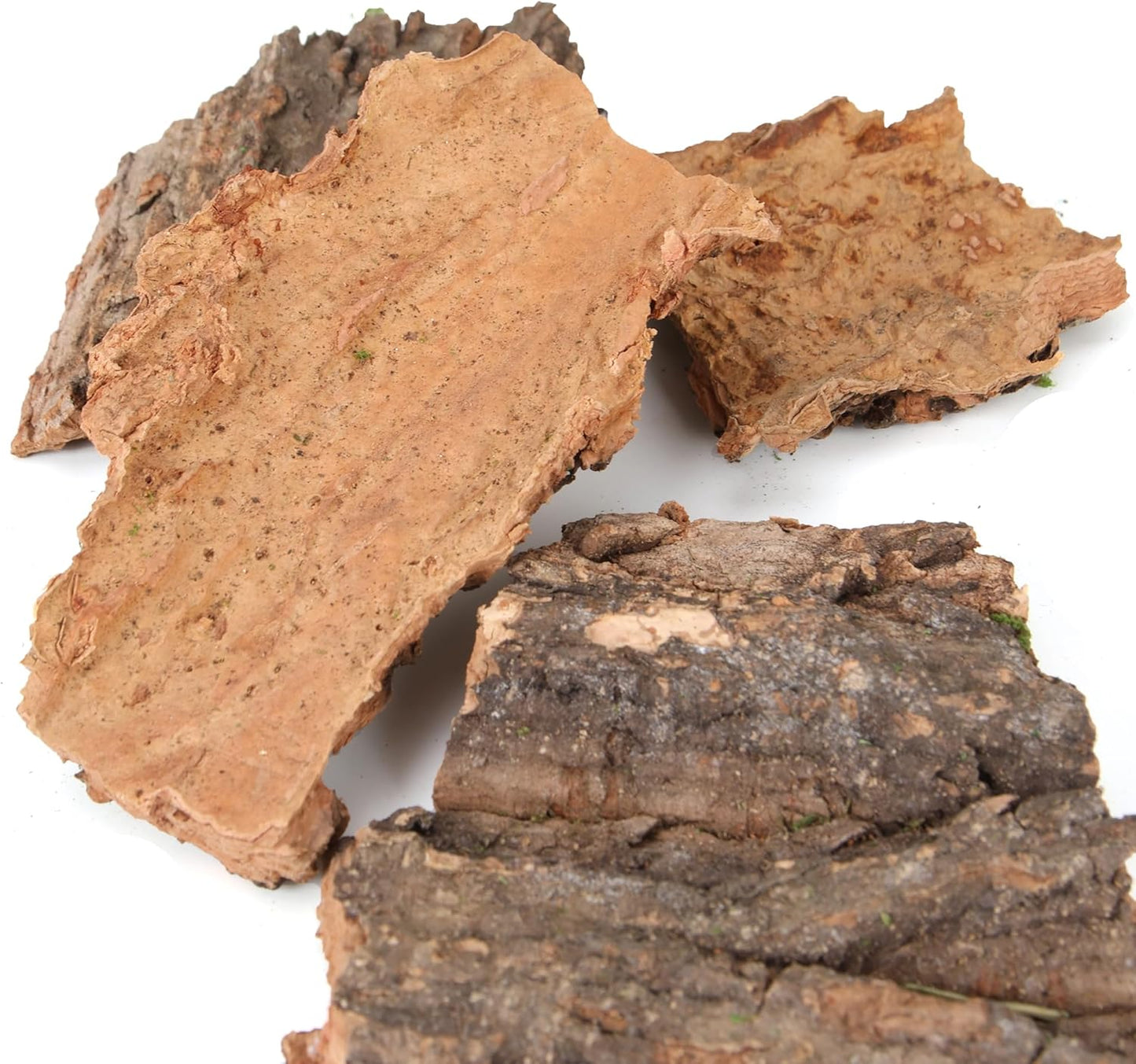 BYHER Fake Moss for Crafts, Assorted Treebark Fairy Garden Accessories Green Moss for Decorating, Tree Bark for Crafts, Terrarium, Floral Arrangements (Forest Green)