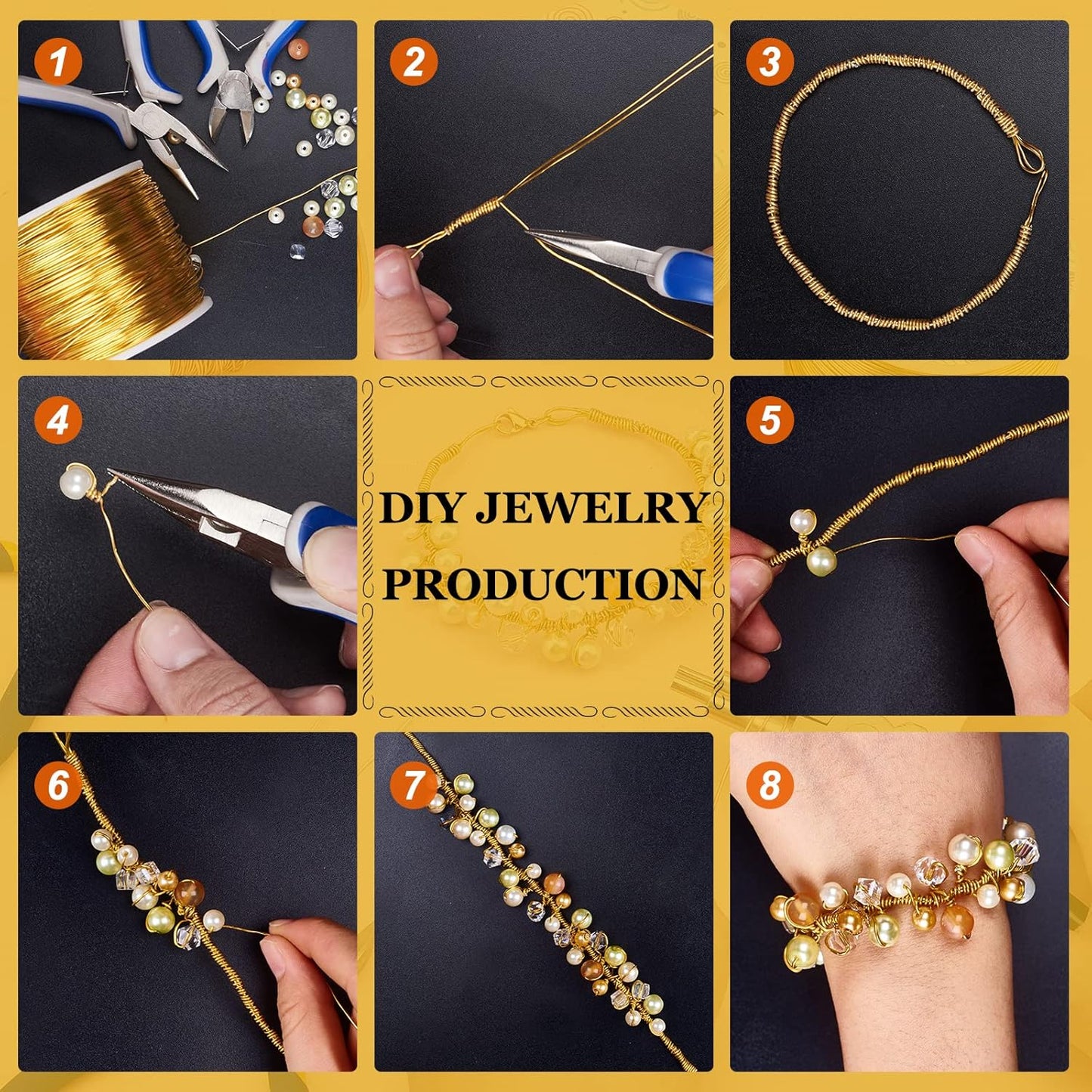 BENECREAT 20 Gauge 770FT Black Anodized Aluminum Jewelry Craft Wire for Model Craft, Gem Wrapping, Jewelry Making