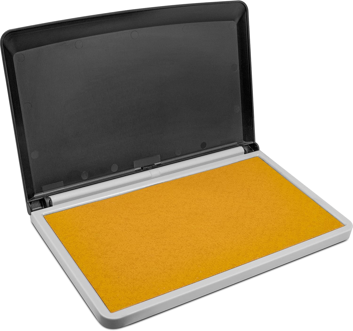 MaxMark Large Premium Dark Yellow Ink Stamp Pad - 3.5" x 6.25" - Quality Felt Pad