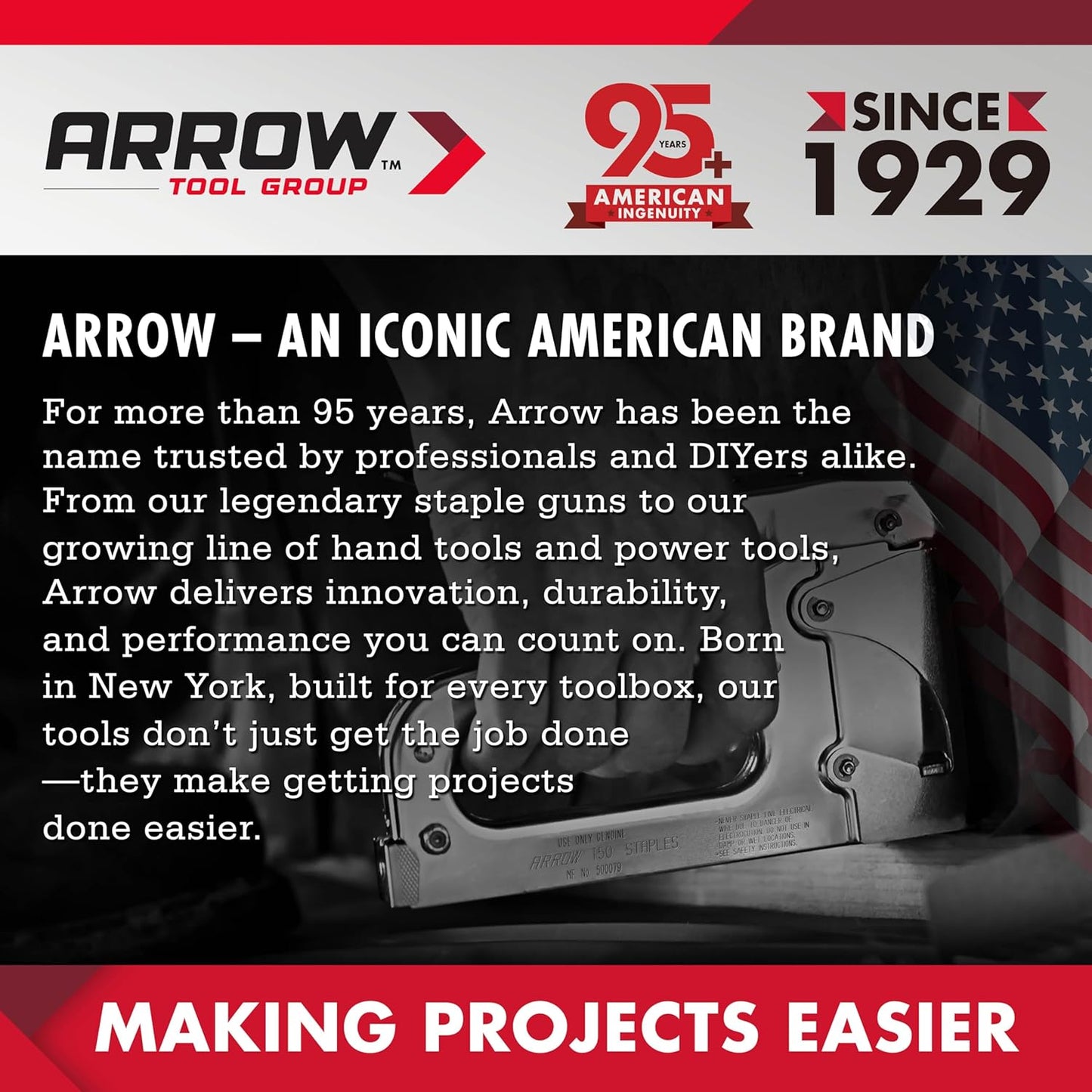 ARROW Mini Pliers Set, 6-Piece Precision Jewelry & Craft Kit – Includes Needle, Diagonal, Long, Bent, End Cutting & Lineman Pliers for Electronics, Crafts & DIY, with Pouch