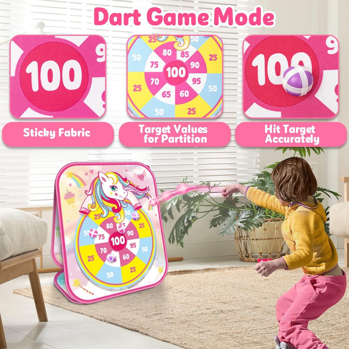 Bean Bag Toss Game for Kids - Cornhole Board Outdoor Toys for Toddlers -Party Activities Carnival Outside Yard Backyard Beach Lawn Games Toy for Kid Boys Girls Age 3 4 5 6 7 8 Year Old Birthday Gifts