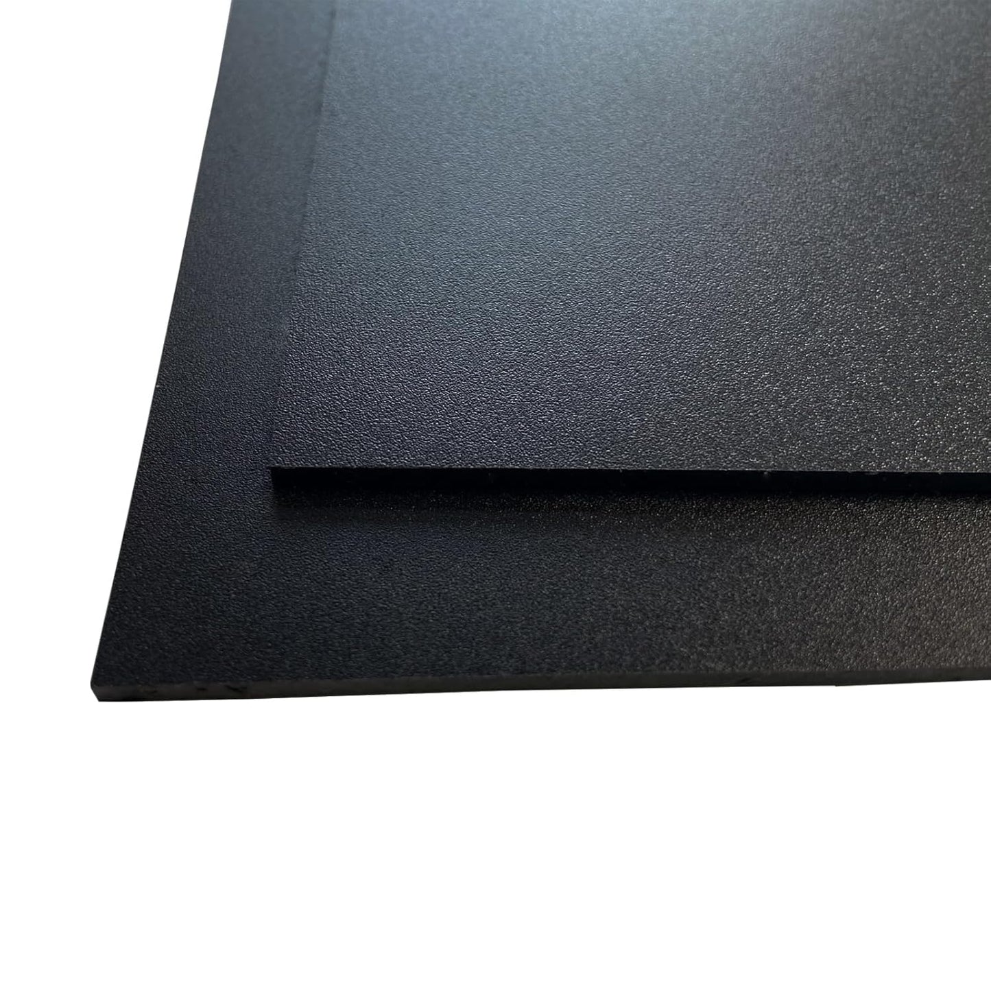 2 Pack Black Plastic Sheet 12x12x0.12 in Flexible High Tensile Plastic Sheets Black Plastic Panel for DIY Materials Handicrafts Home Decoration