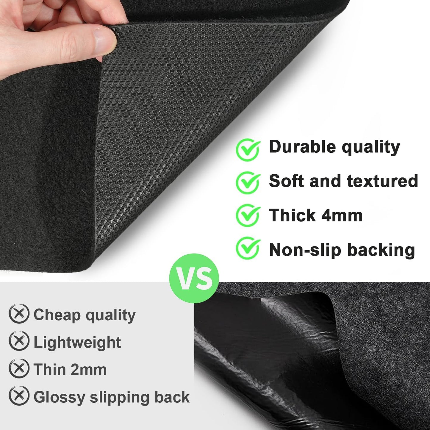 Extra-Large Garage Mat 22' x 8'10" - Durable Oil Mat for Garage Mats for Floor Under Car, Washable Garage Rug, Absorbent Floor Mats with Waterproof Liner, Garage Carpet, Oil Change Pad, Car Rug