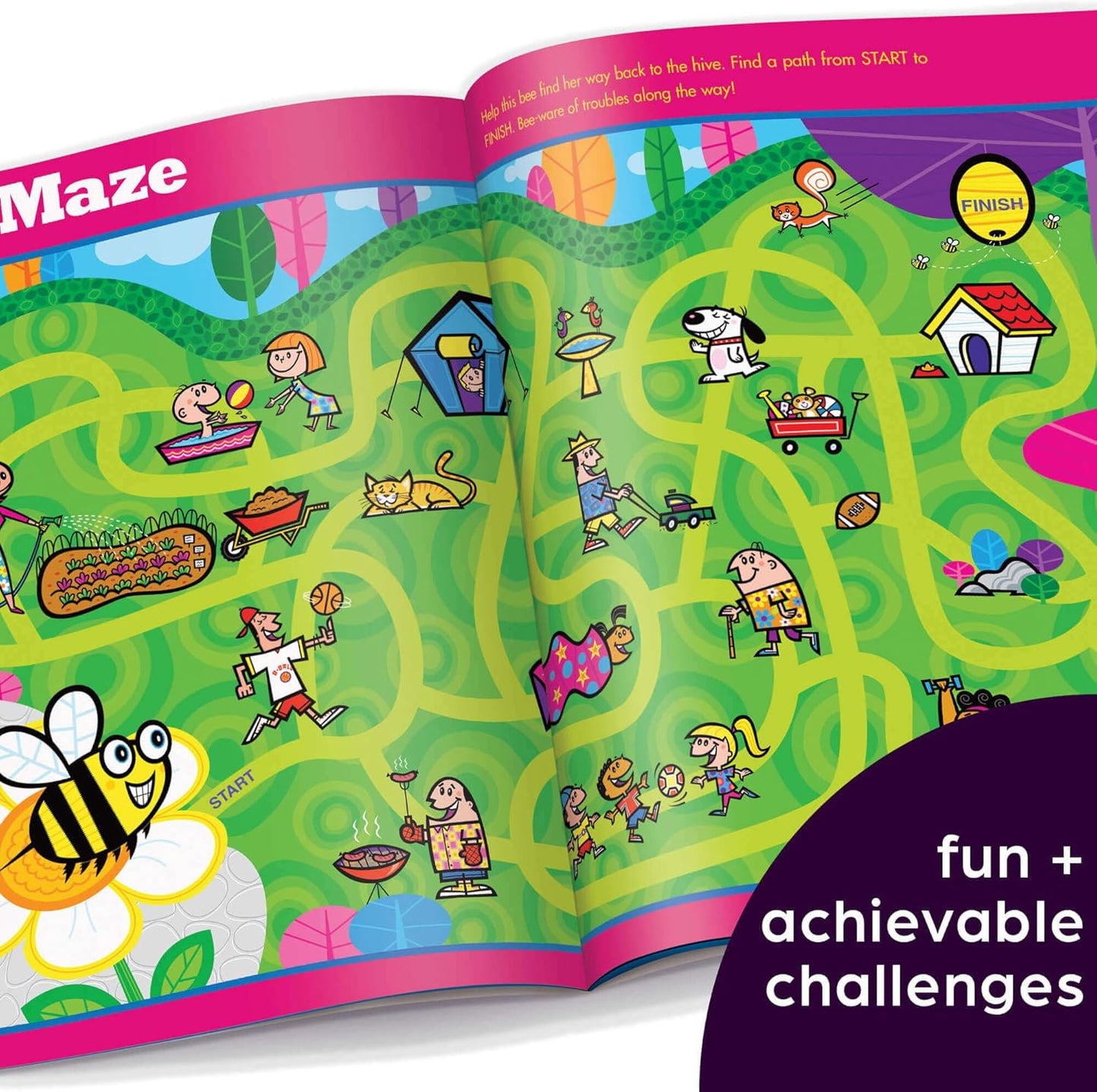 Highlights for Children Amazing Mazes Beginner Maze Books for Kids Ages 3-6, 144 Pages, 2-Pack of Activity Books, Screen Free Fun and Challenging Mazes for Kids