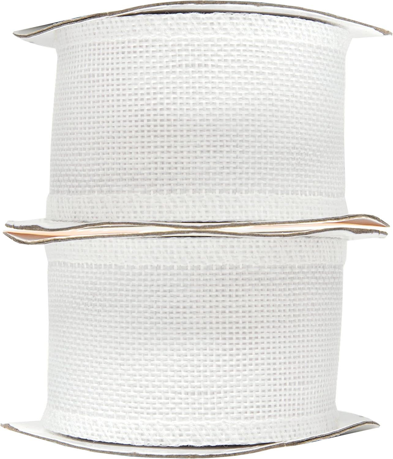 Mandala Crafts White Burlap Ribbon 2 Inches Wide Jute Ribbons for Crafts - 20 Yds Roll Rustic Burlap Wrap Trim Ribbons for Wreaths Bows Wedding Party Decoration