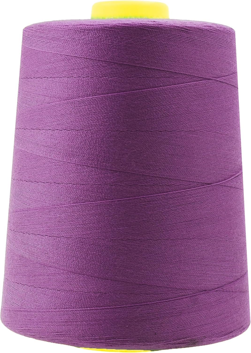 Mandala Crafts 4 Pack of Serger Threads Cones Spools - 20S/2 24000 Yards Polyester Mulberry Threads for Sergers Machine and Overlock Quilting Sewing Machine