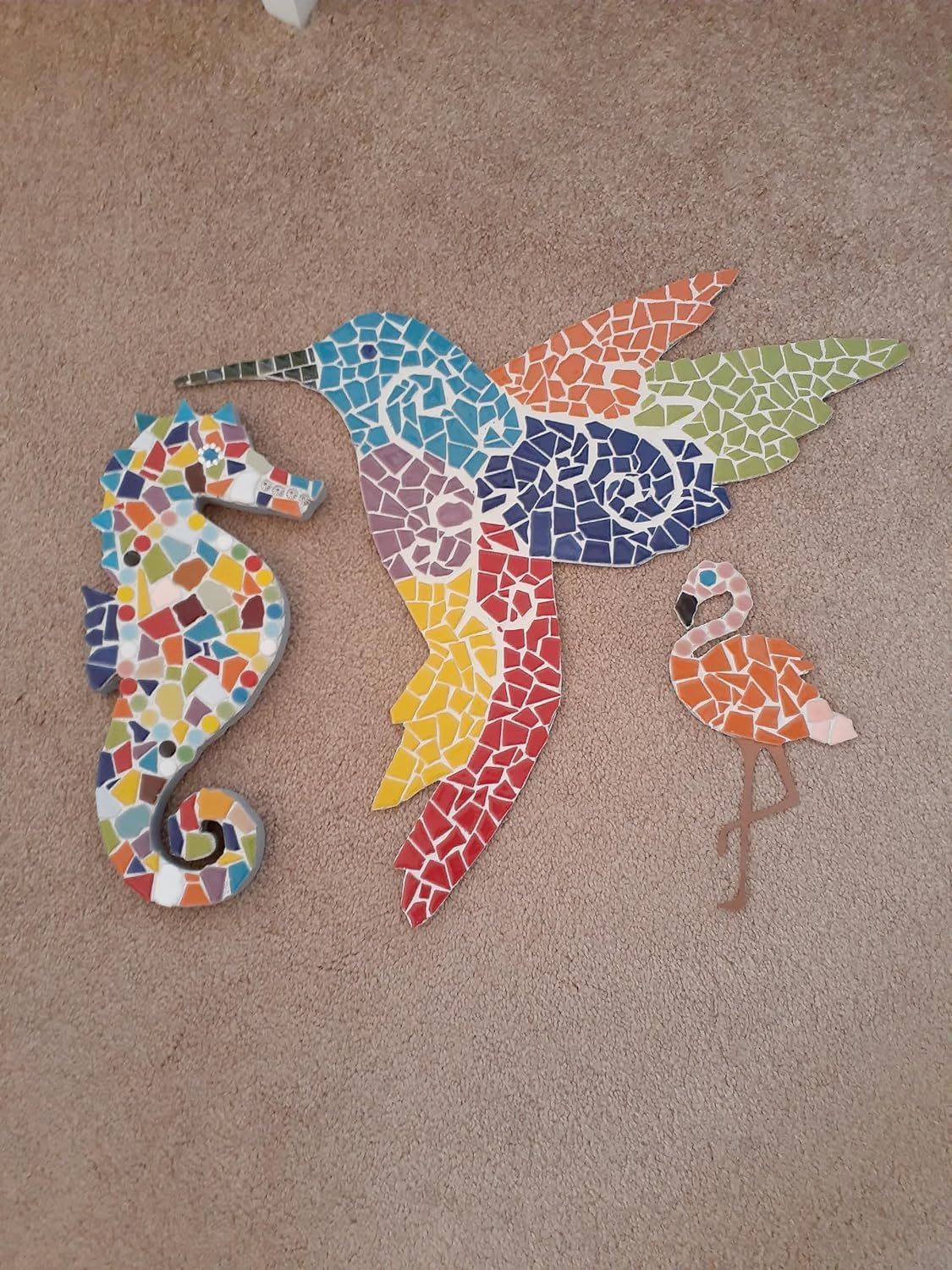 0.78"-1.57" Irregular Ceramics Mosaic Tiles,1.1LB Mosaic Pieces Stones for Home Decoration DIY Craft Plates Flowerpots Vases Cups Mosaic Making Supplies (Coffee)