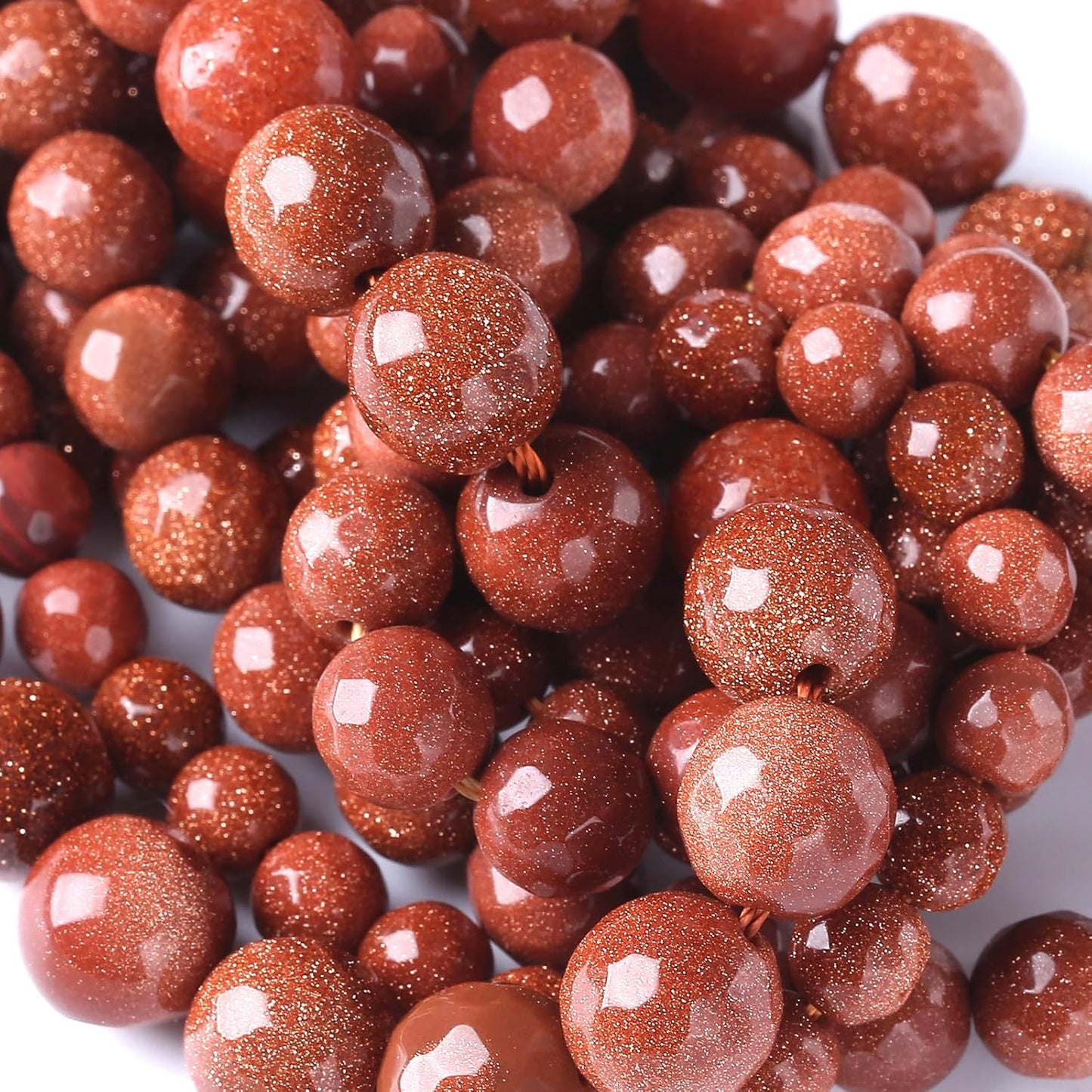 60pcs 6mm Natural Gold Sandstone Beads Faceted Stone Energy Healing Beads for Jewelry MakingDIY Bracelet Necklace Accessories 15" (6mm, Faceted Gold Sandstone)