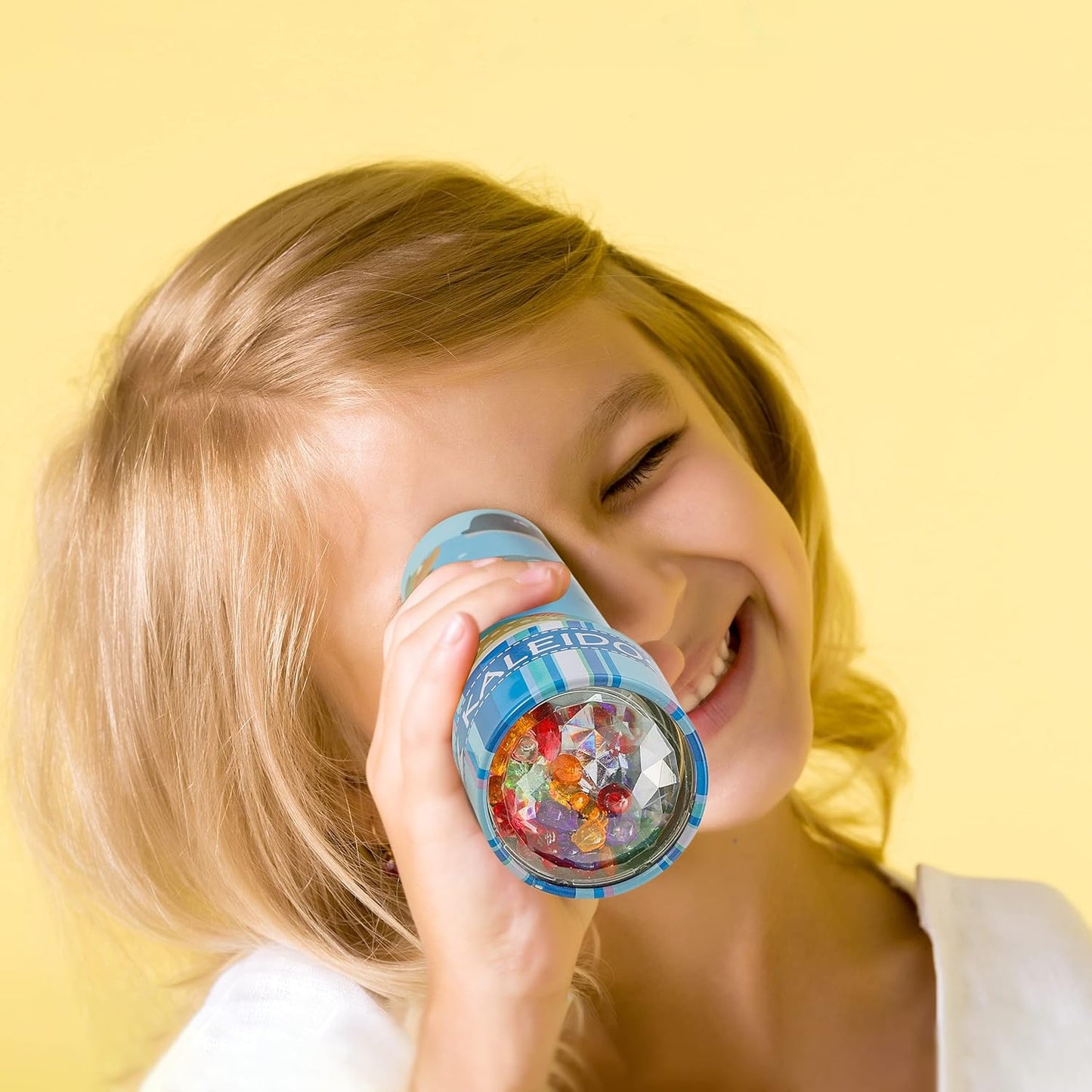 Classic Tin Kaleidoscopes 2 Pack, Discover Hidden Animals, Crystal Clear View, Vintage Retro Toys in Gift Box