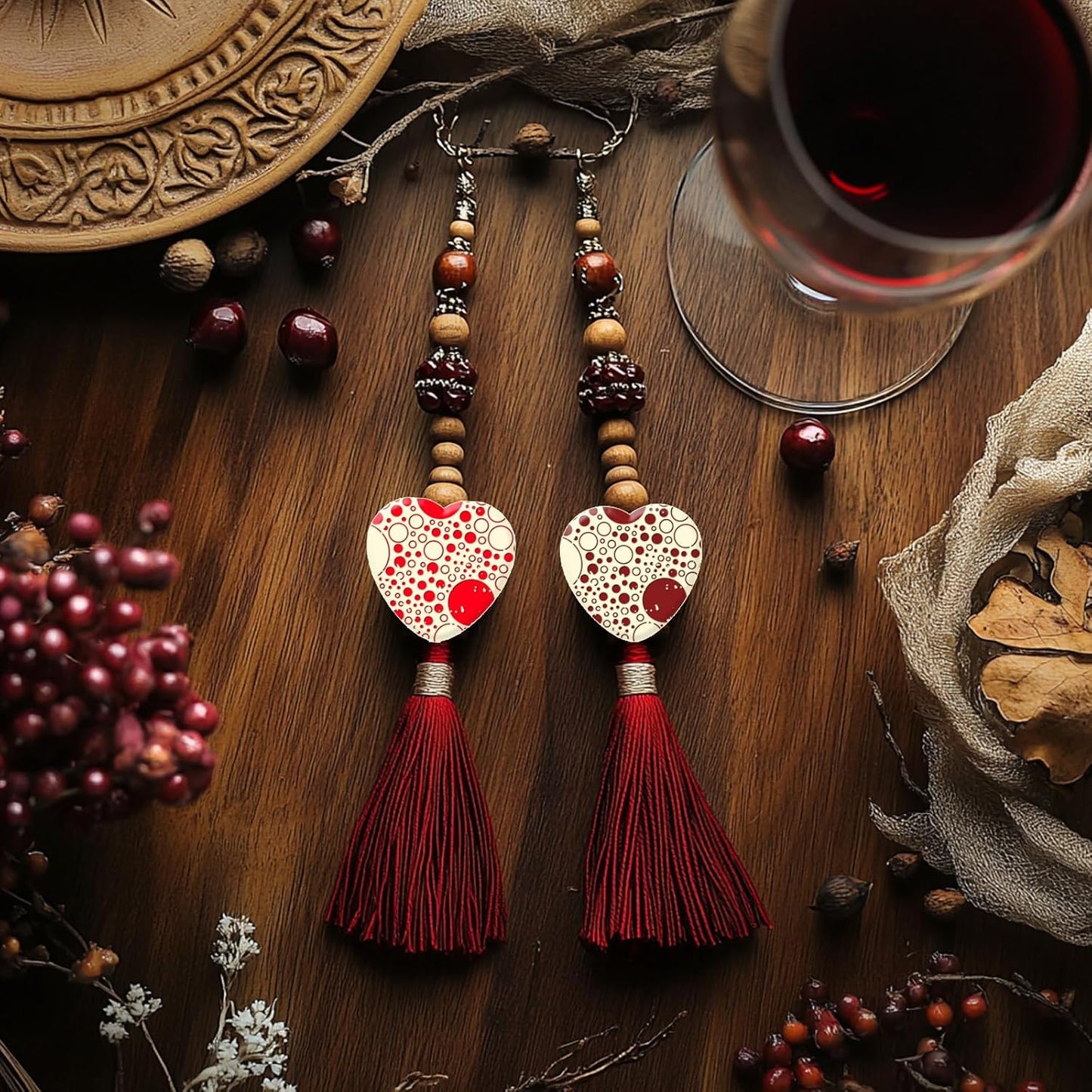 CHGCRAFT Retro Polka Dots Polymer Clay Texture Sheets Bubble Geometric Silicone Texture Stamp Clay Texture Mat Modeling Pattern Pad Sheets for Jewelry and Earrings Tools, 5.5x5.5 inch