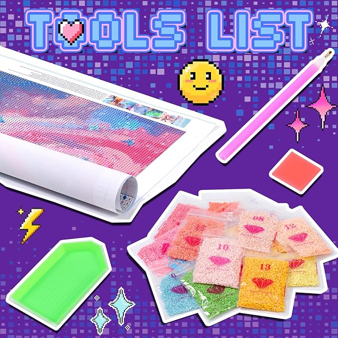 AUKVLZS Diamond Painting DIY Fun Wall Art Decor, Great Gift for Craft Lovers (12x16 inch Warm Bedroom Decor Living Room Decoration) Japanese Skeleton Woman Diamond Painting Kits