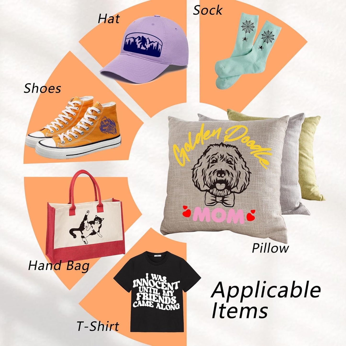 FUNKAKA Yellow Heat Transfer HTV Vinyl Bundle, 8 Rolls 12" x 3ft Iron On Vinyl for T-Shirt 8 Various Yellow Colors HTV for All Cutter Machines Easy to Cut