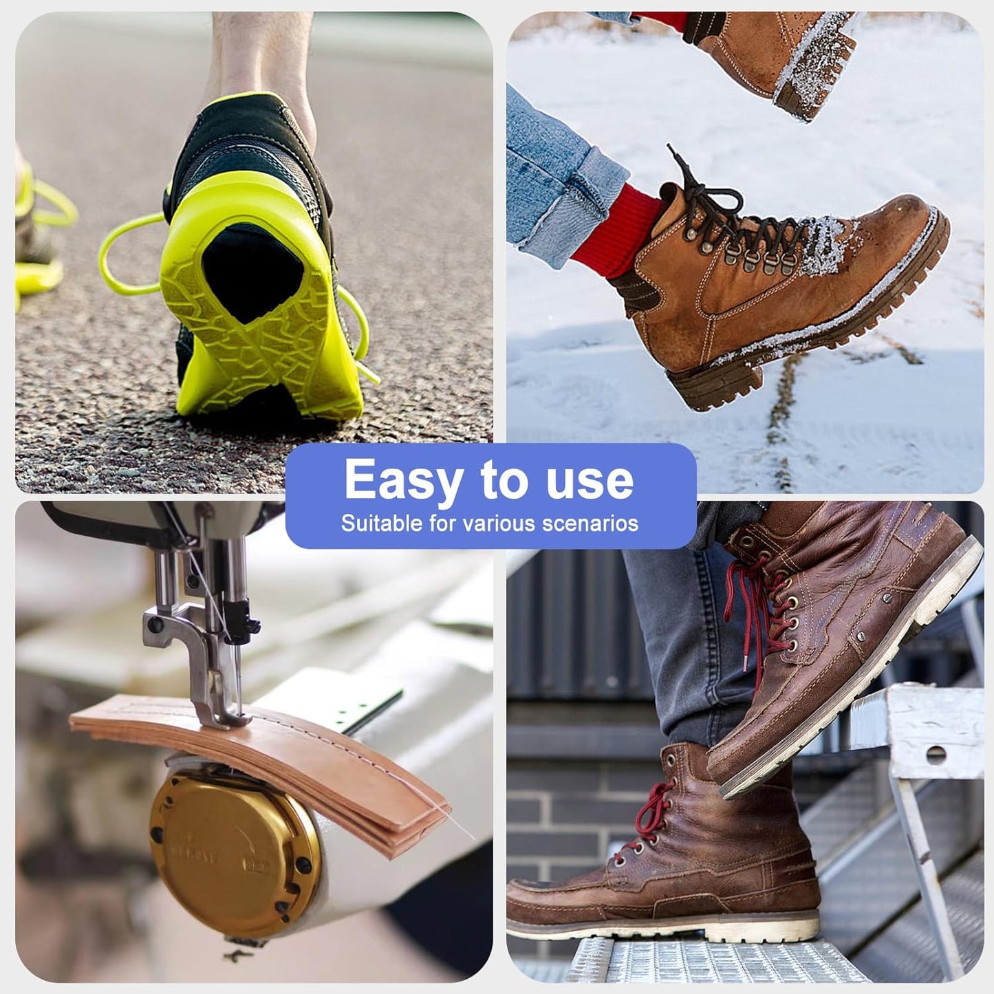 Extra Strong Bonded Nylon Thread #69 Tex70 – 16 OZ, 6000yds, Versatile Stitching Solution for Leather, Upholstery, Canvas Repair and More (Ivory)