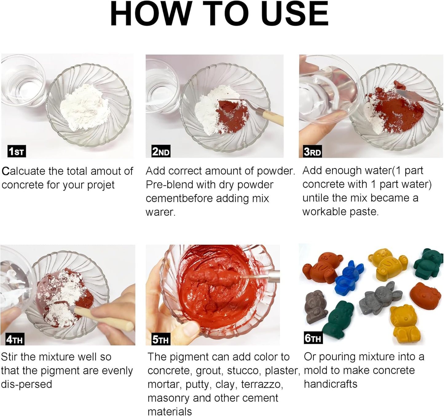 Concrete Cement Red Iron Oxide Pigment Powder, Dye Color for Brick, Tile, Clay, Lime, Mortar, Grout, Plaster, Paint, Bath Bombs (Red, 4.0lb)