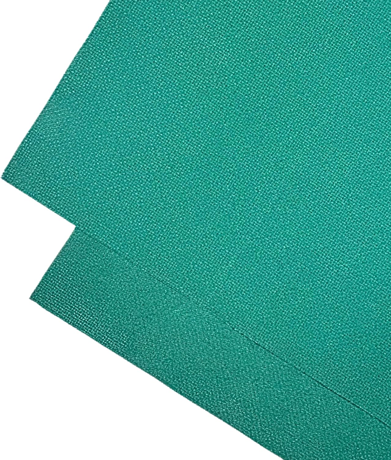 2 Sheets of Green 14 Count Aida Cloth – 21 x 21 Inch Pre-Cut Fabric Squares – Cross Stitch Fabric – 100% Cotton – Ideal for Needlework & Embroidery – The Knotty Unicorn