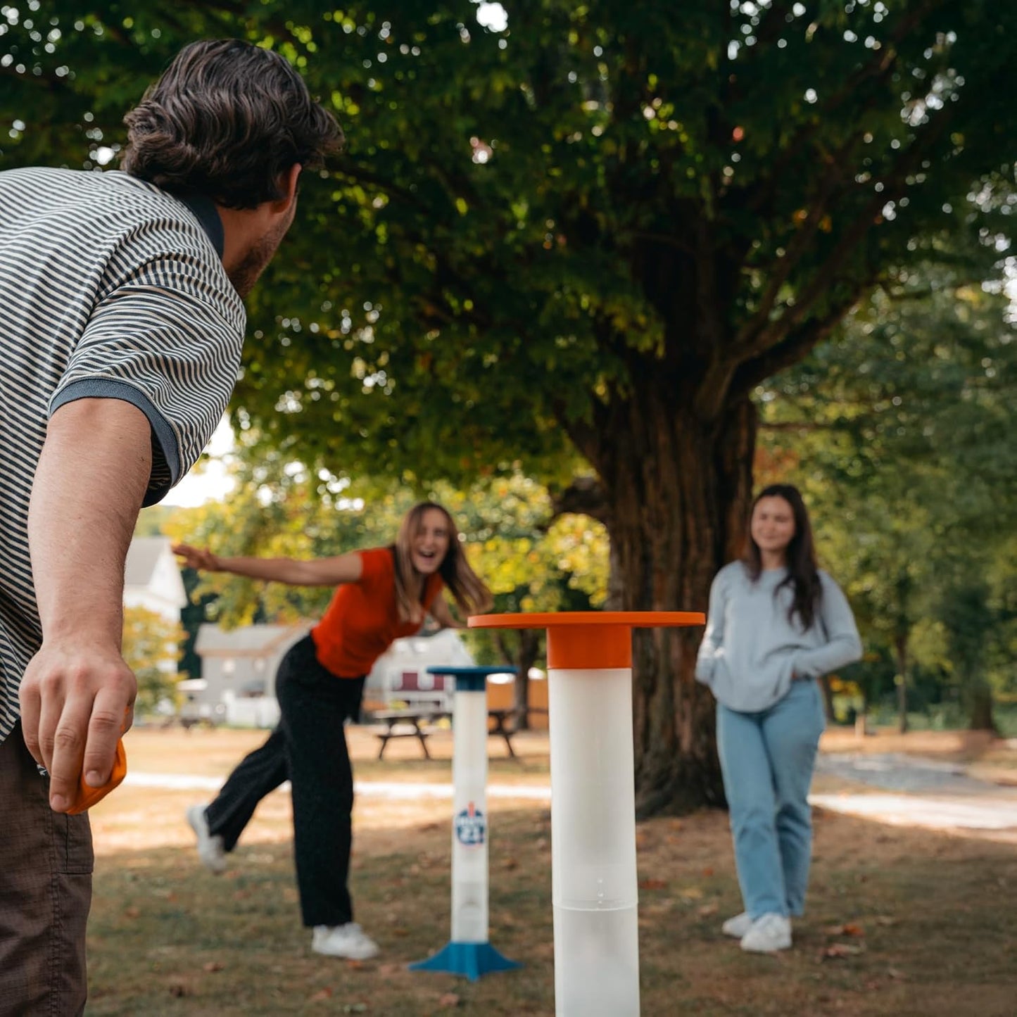 Chute 21 Toss Game – Outdoor and Indoor Bean Bag Toss Game for Backyard, Tailgating, College Parties, Family Fun Backyard Game for Adults and Teens – Portable Game Set, Easy Setup, Travel Bag Included