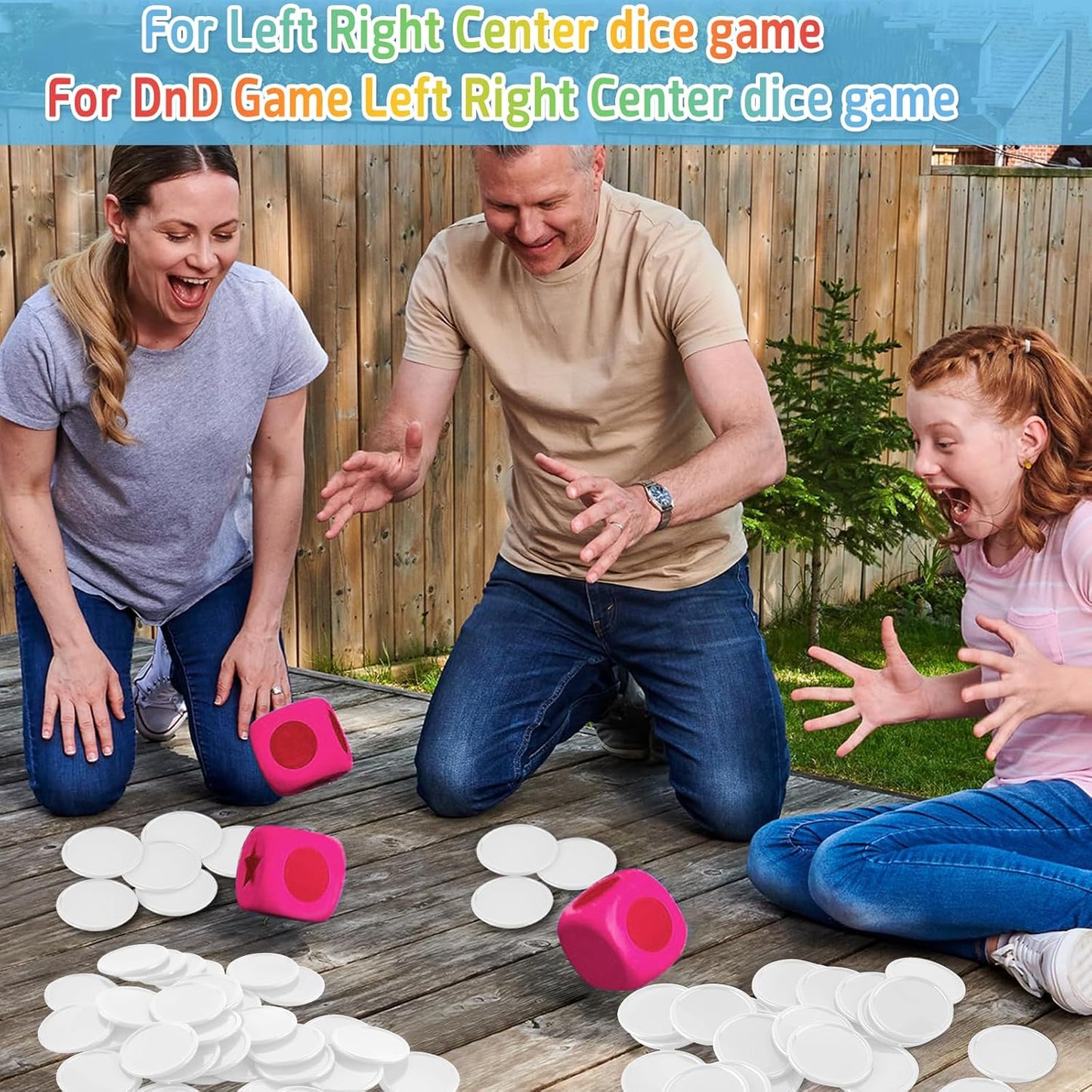 Coopay 600 Pieces Plastic Poker Chips Learning Counters Disks Bingo Chip Counting Discs Markers for Math Practice and Poker Card Game Tokens, Teaching Rewards, 38 mm/ 1.5 Inches (White)